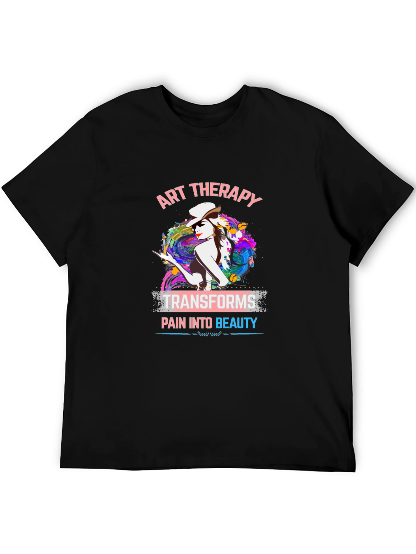 Art Therapy Graphic T-Shirt: Transforms Pain Into Beauty