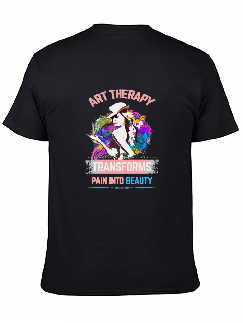 Art Therapy Graphic T-Shirt: Transforms Pain Into Beauty