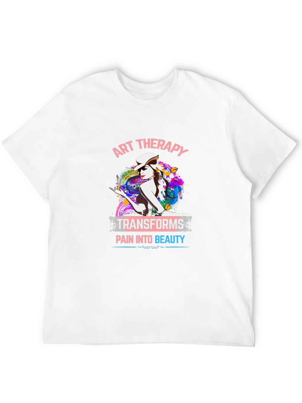 Art Therapy Graphic T-Shirt: Transforms Pain Into Beauty
