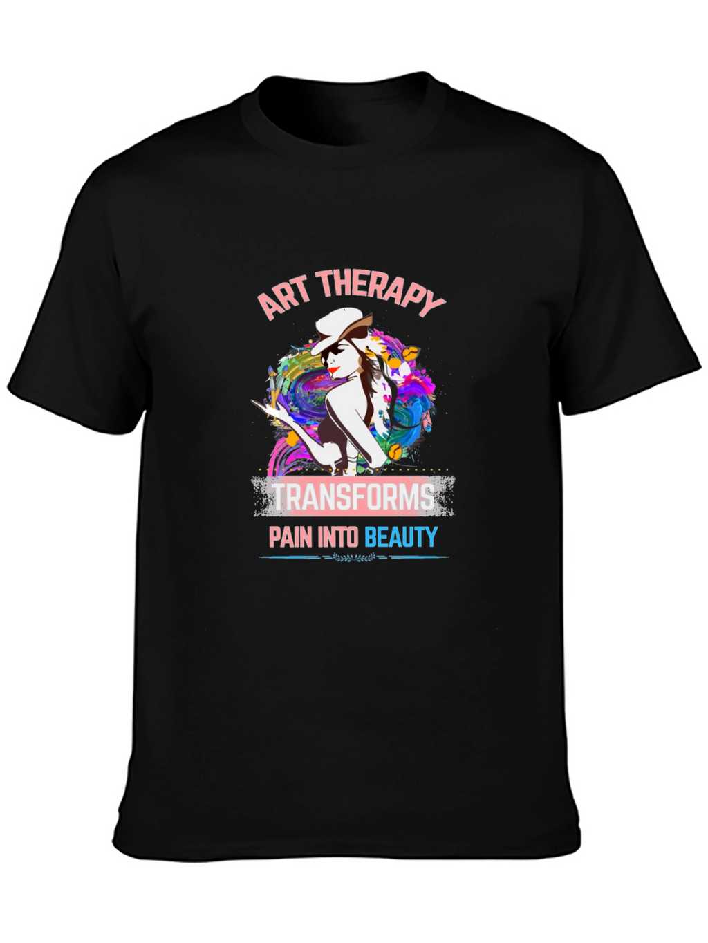 Art Therapy Graphic T-Shirt: Transforms Pain Into Beauty