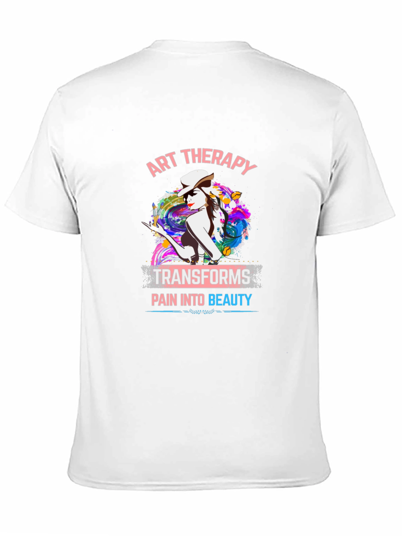 Art Therapy Graphic T-Shirt: Transforms Pain Into Beauty