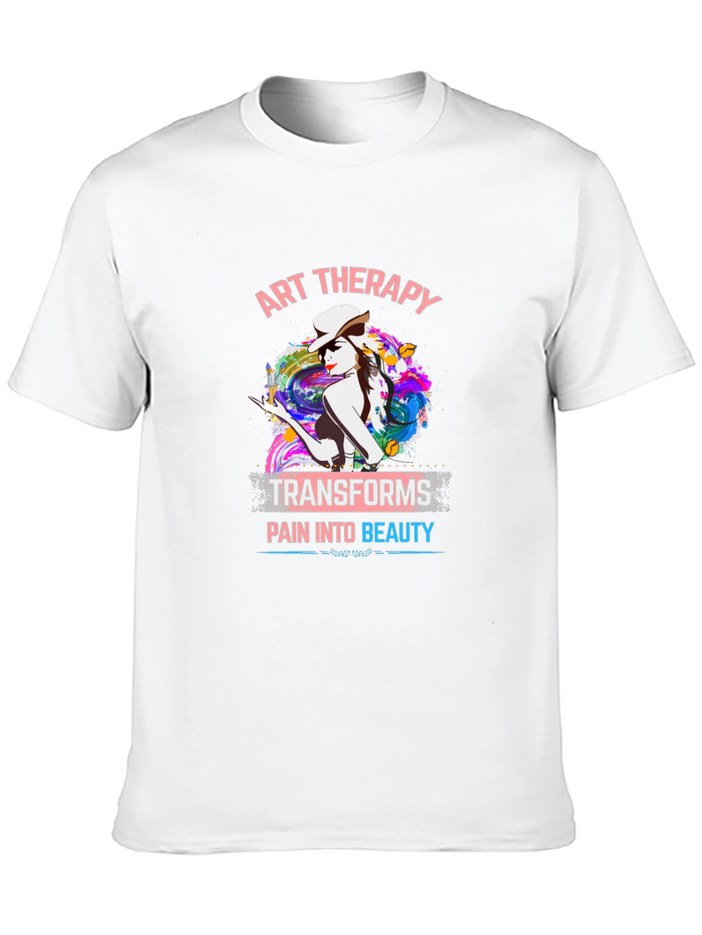 Art Therapy Graphic T-Shirt: Transforms Pain Into Beauty