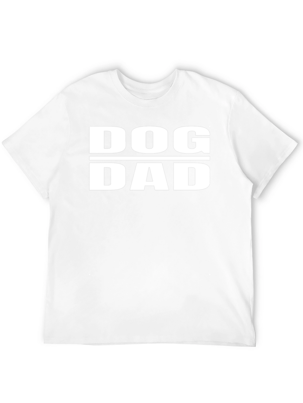 Dog Dad Graphic Tee - Black Cotton Casual