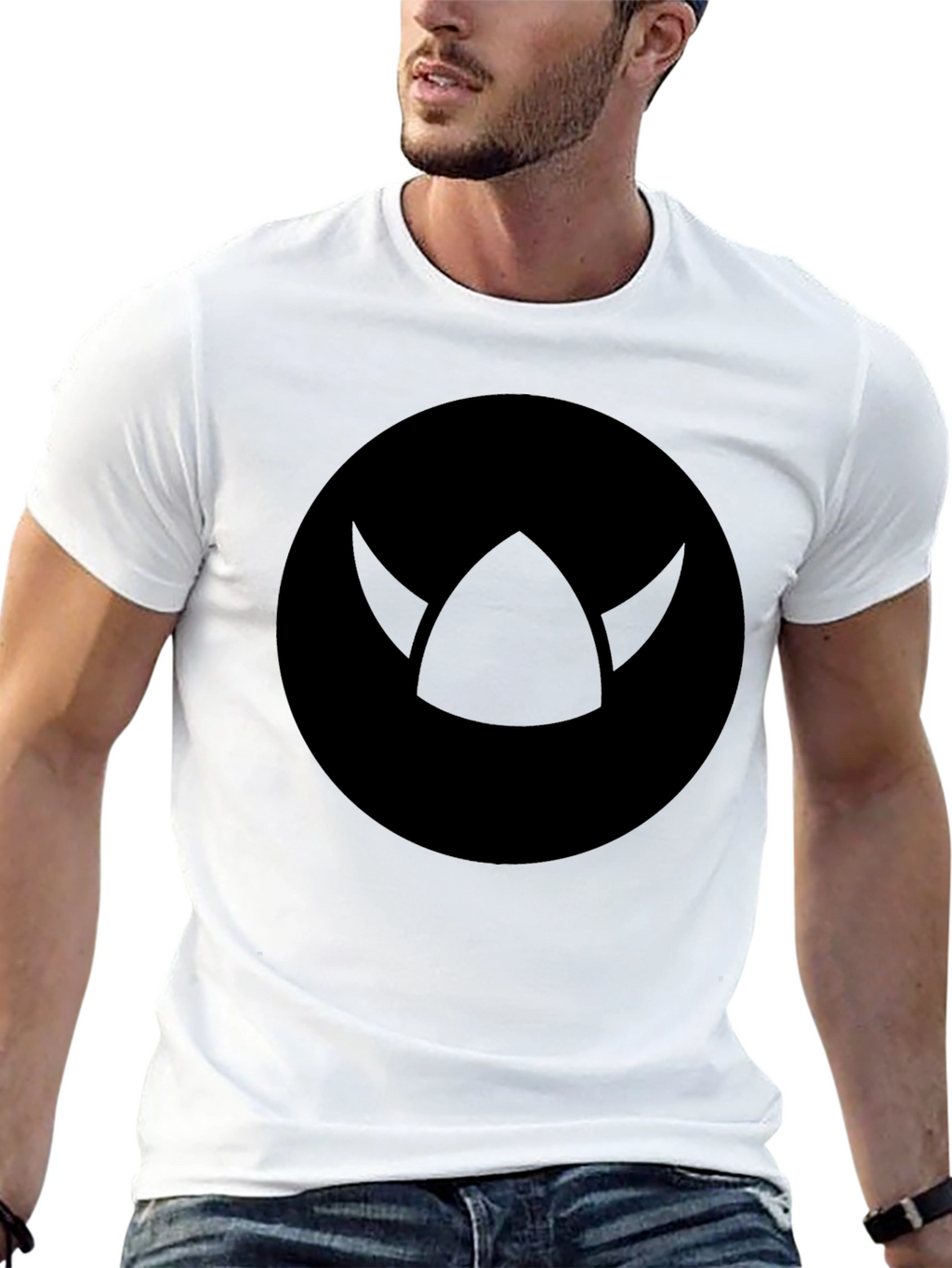 Viking Symbol Black T-Shirt