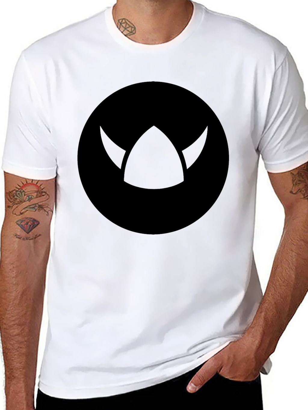 Viking Symbol Black T-Shirt