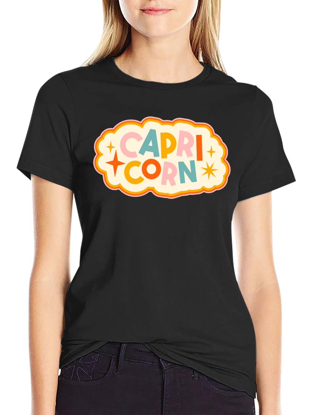 Capricorn Zodiac Graphic T-Shirt