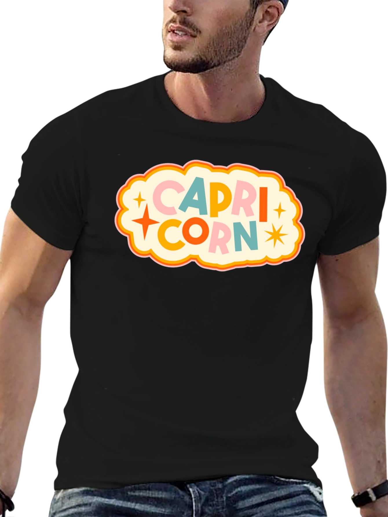Capricorn Zodiac Graphic T-Shirt