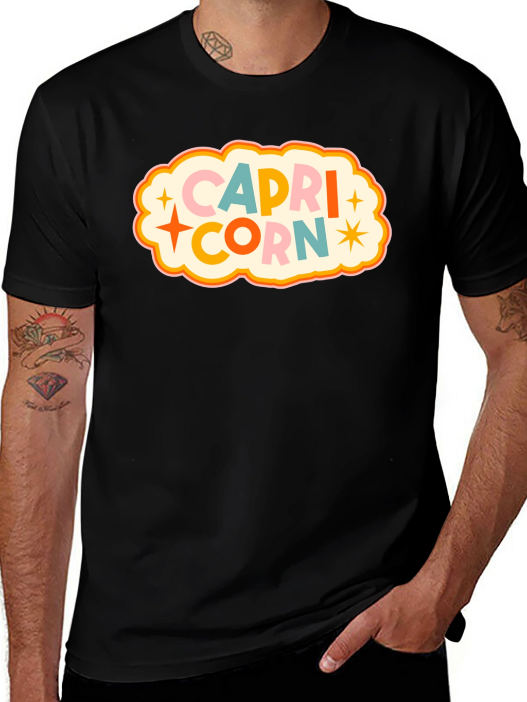 Capricorn Zodiac Graphic T-Shirt