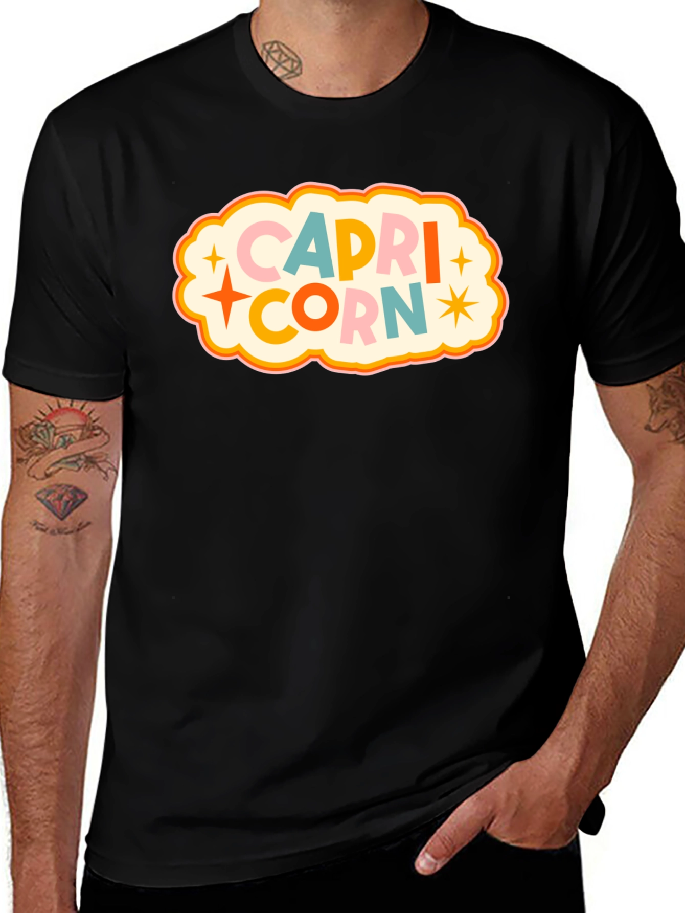 Capricorn Zodiac Graphic T-Shirt