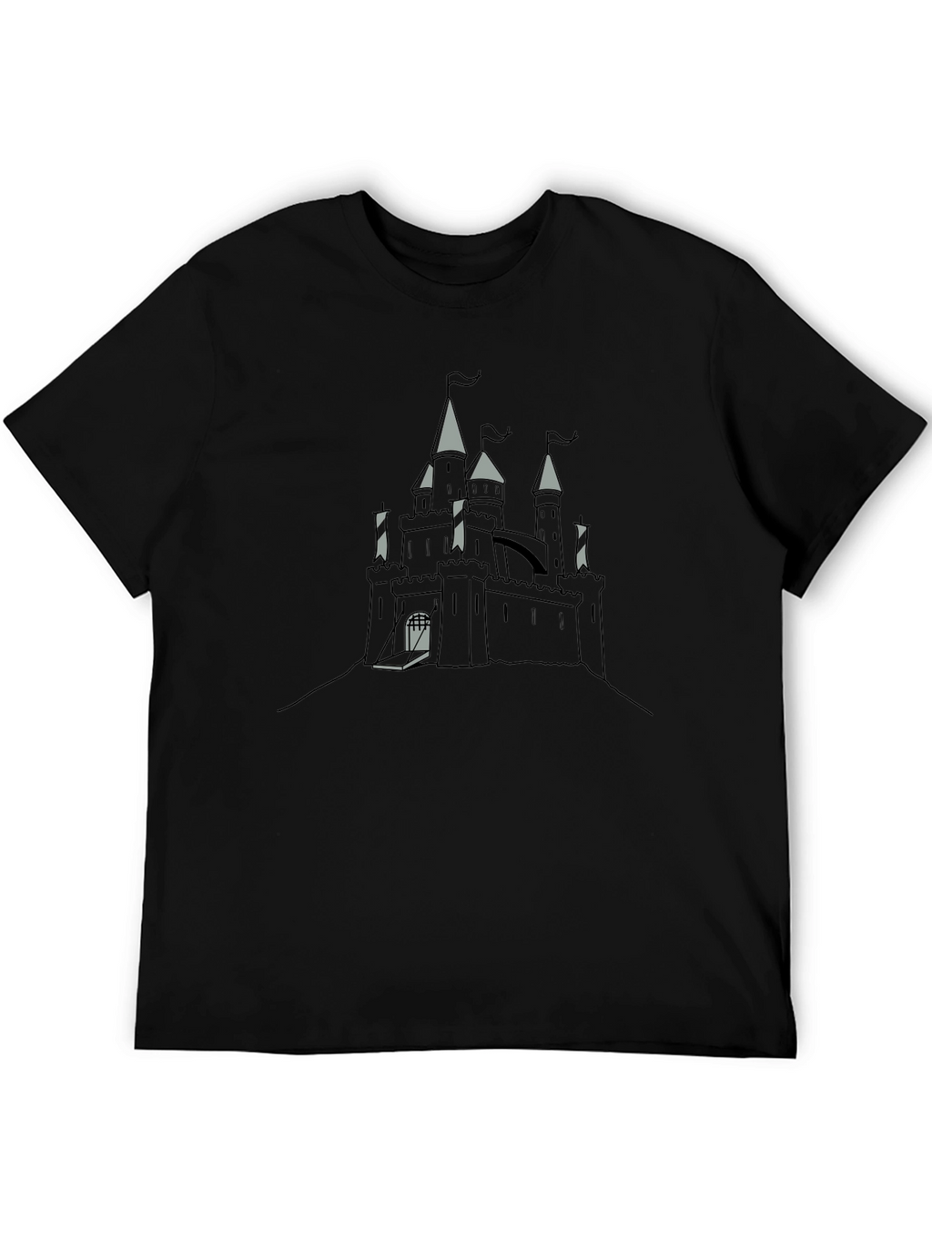 Castle Graphic Tee - Medieval Style