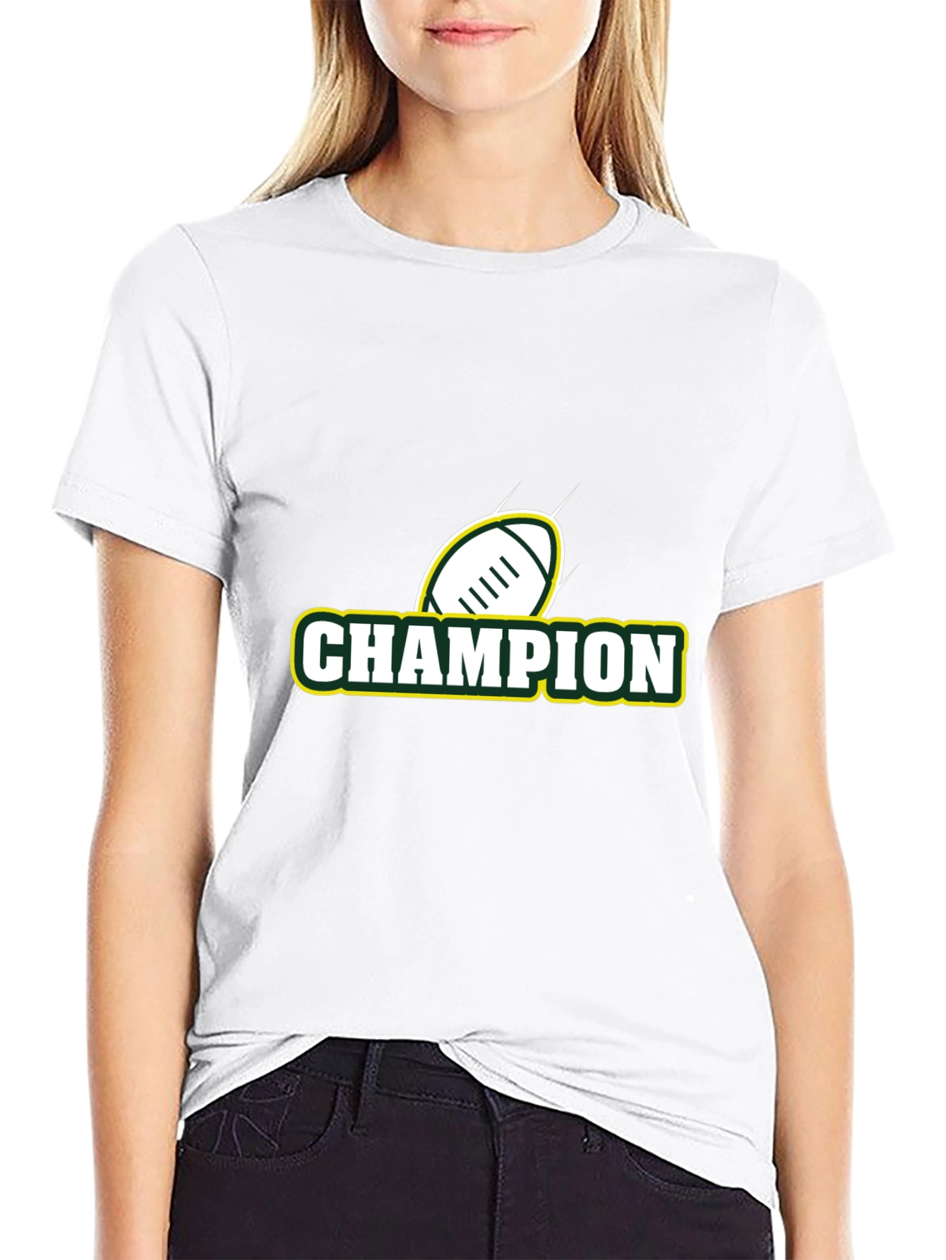 Champion Football T-Shirt - Black