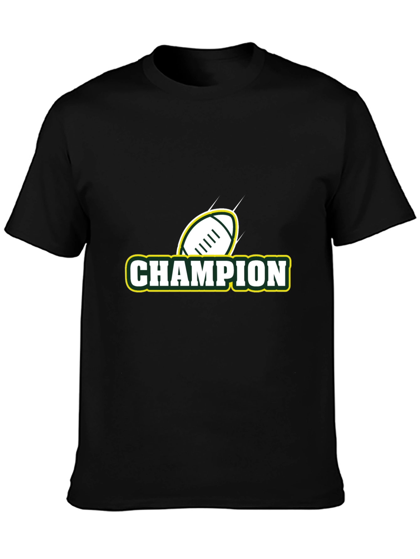 Champion Football T-Shirt - Black