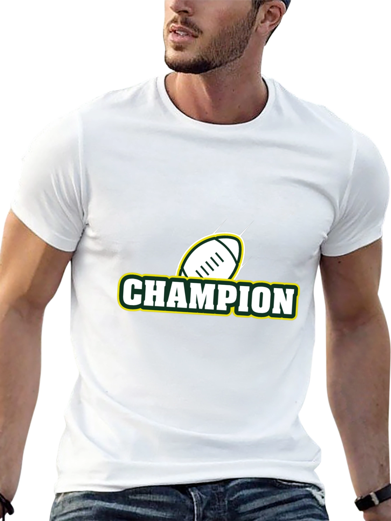 Champion Football T-Shirt - Black