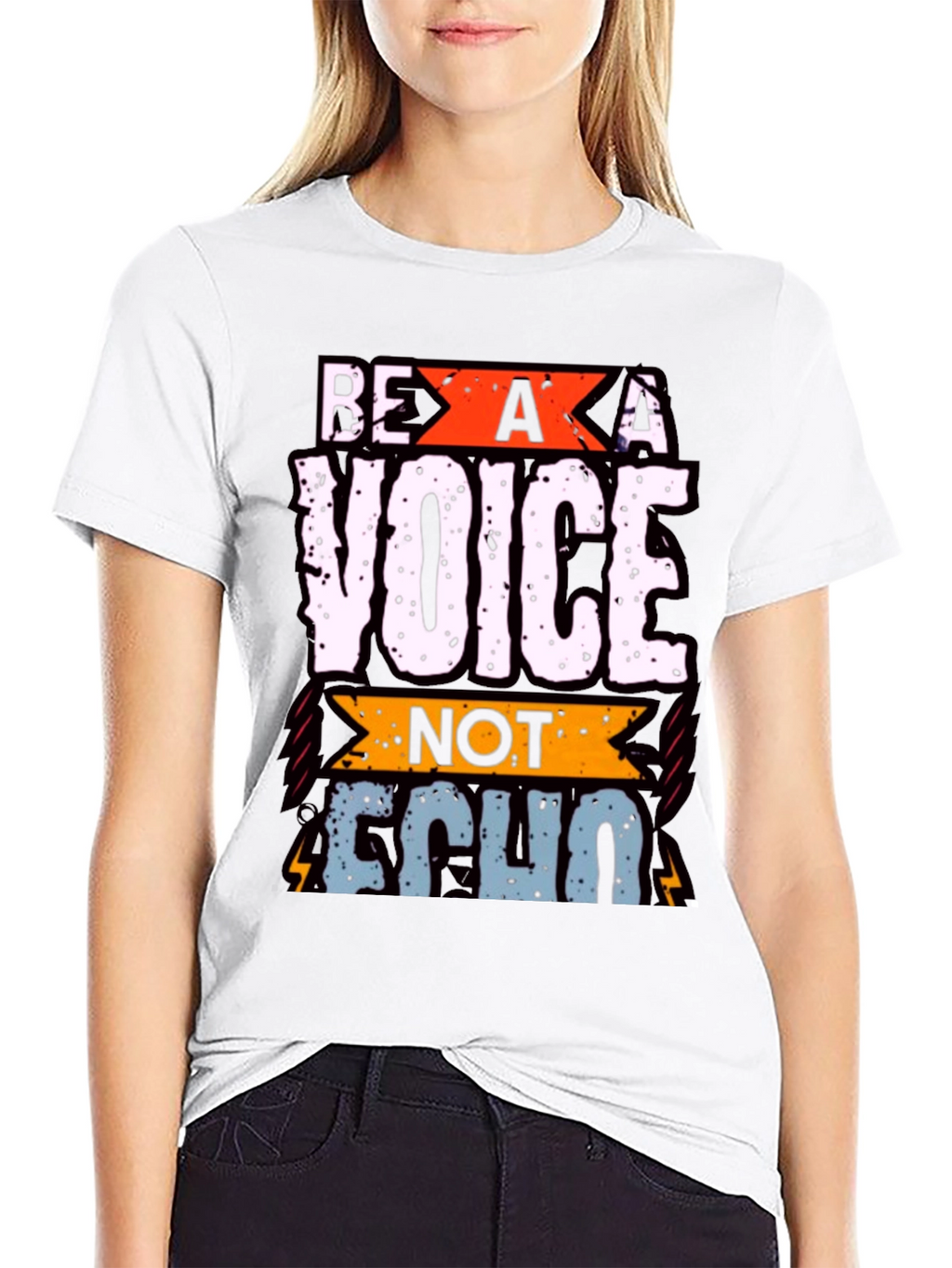 Be A Voice T-Shirt - Inspirational Graphic Tee
