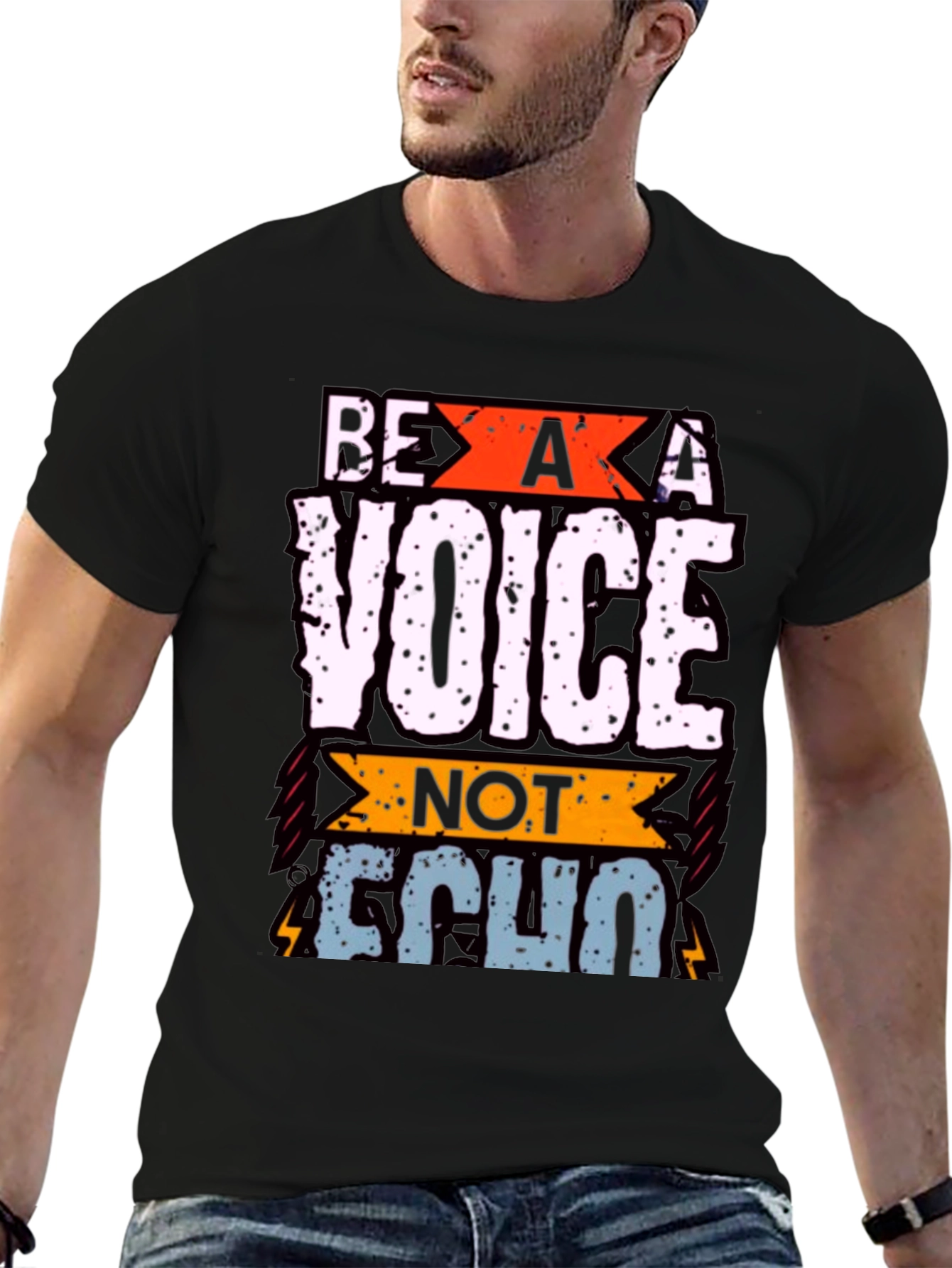 Be A Voice T-Shirt - Inspirational Graphic Tee