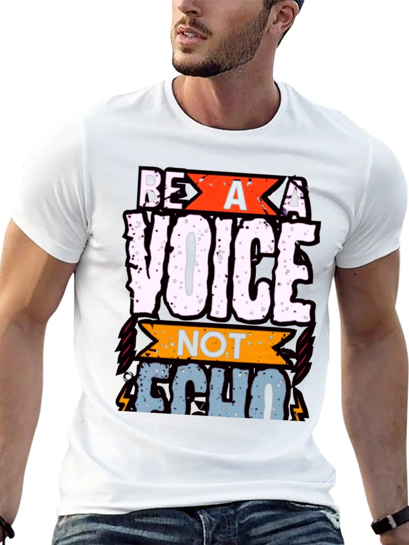 Be A Voice T-Shirt - Inspirational Graphic Tee