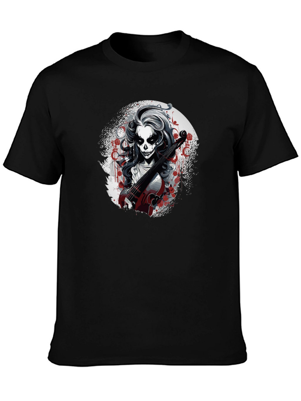 Day of the Dead Violinist Graphic Tee