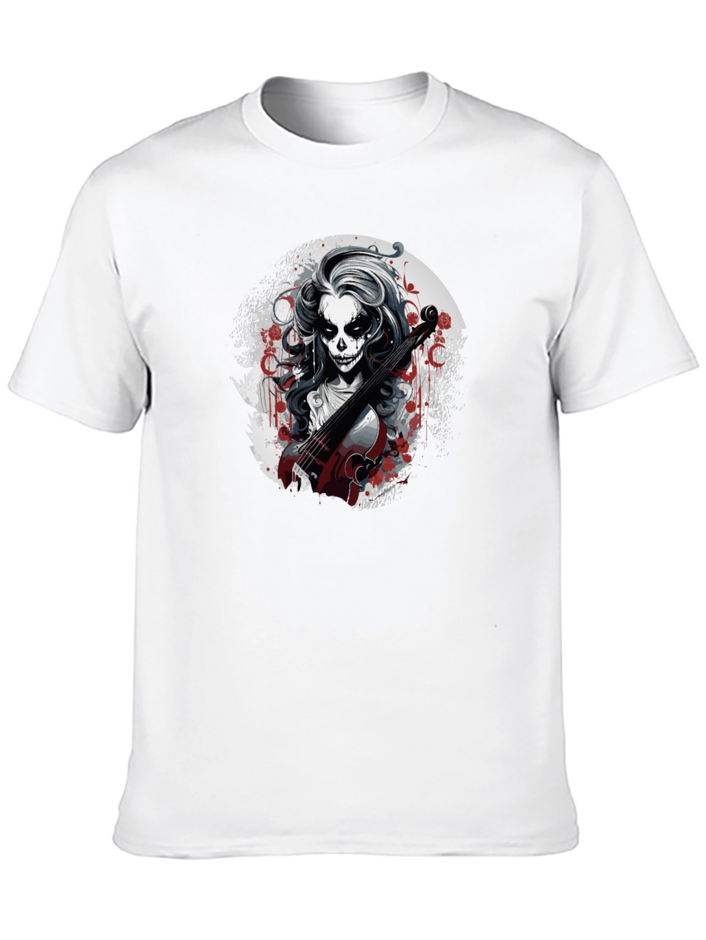 Day of the Dead Violinist Graphic Tee