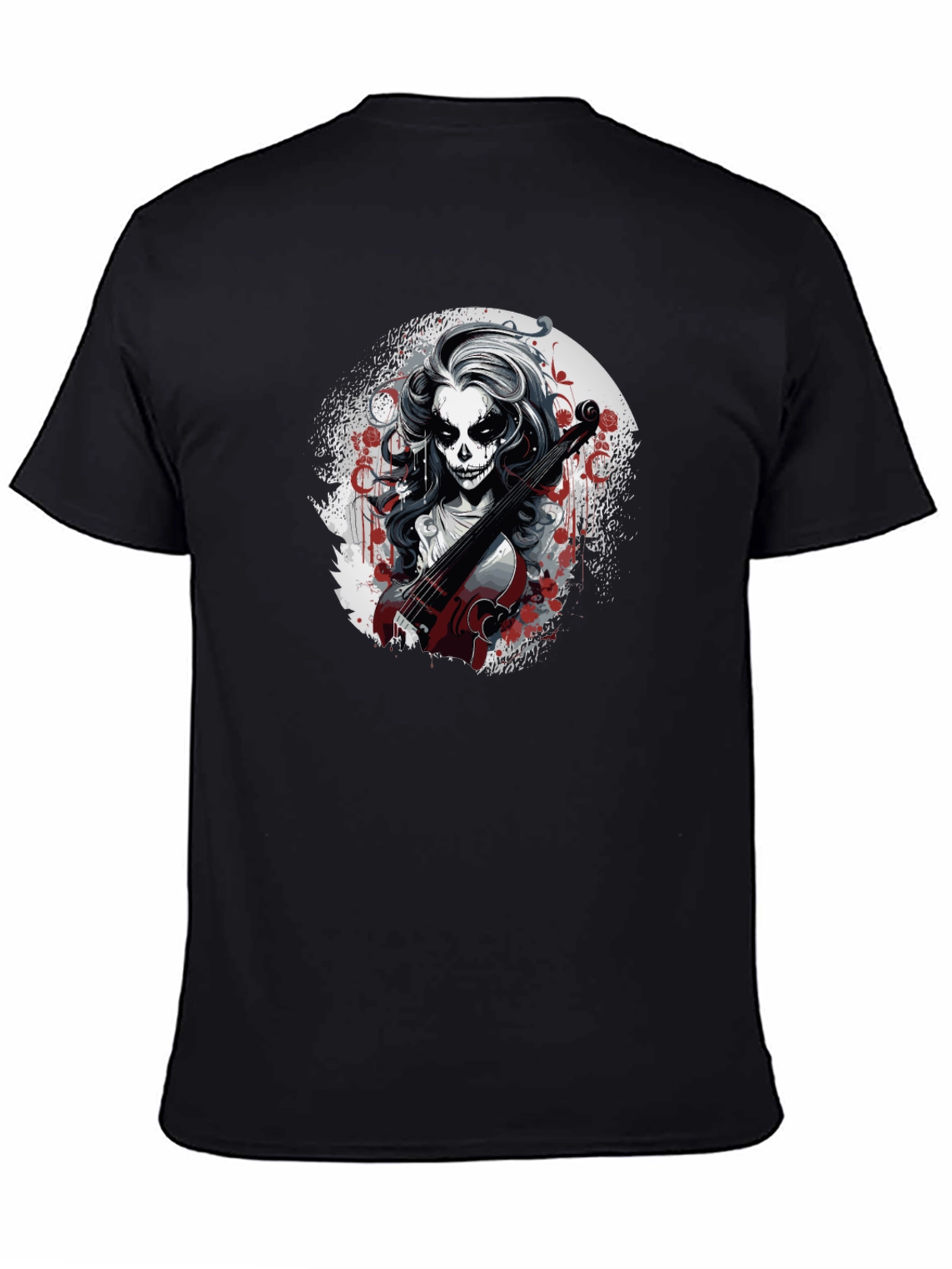 Day of the Dead Violinist Graphic Tee
