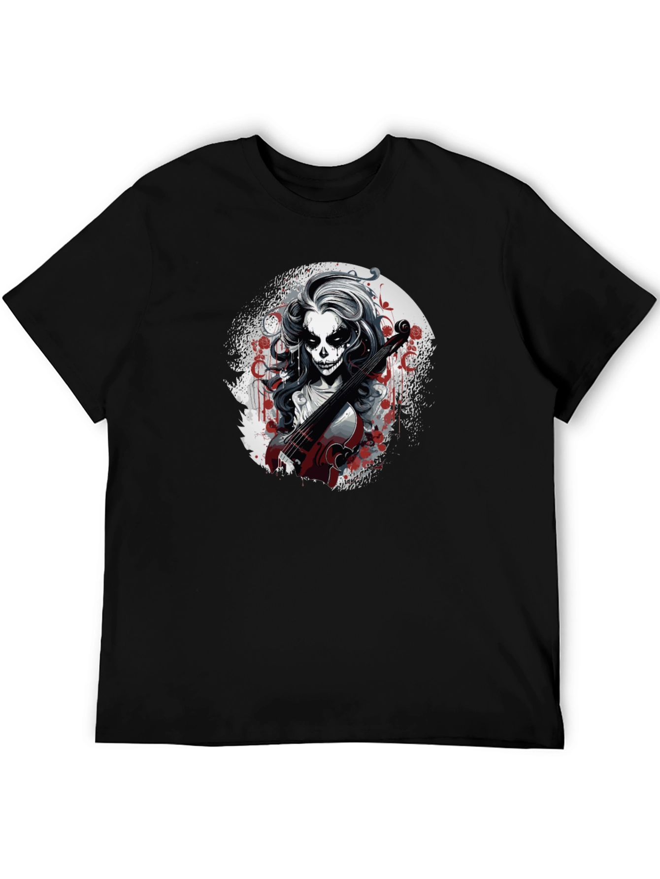 Day of the Dead Violinist Graphic Tee
