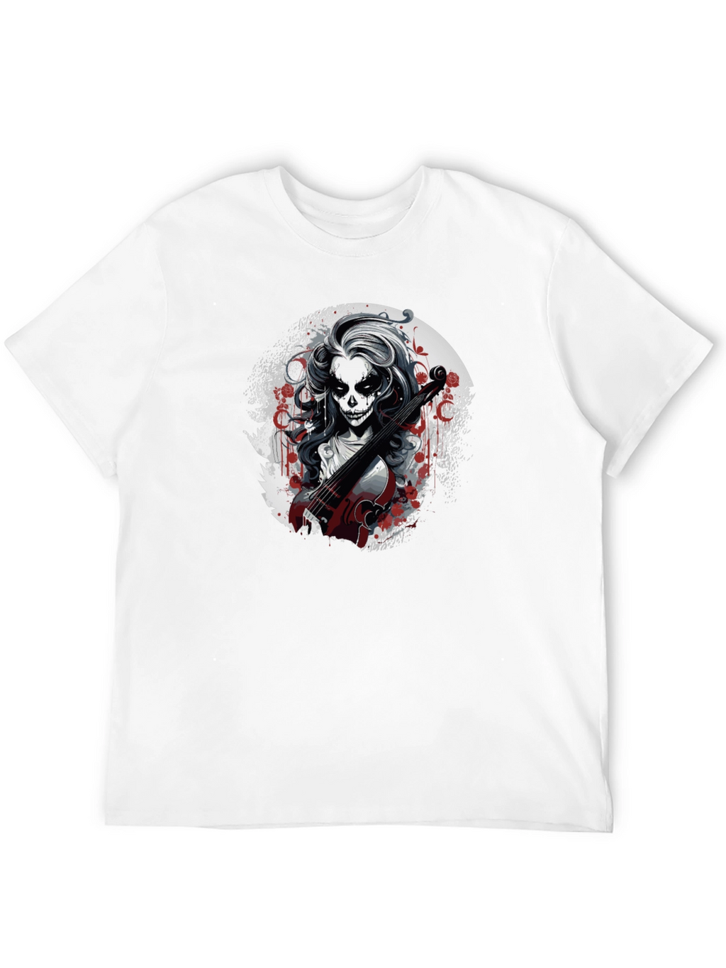 Day of the Dead Violinist Graphic Tee