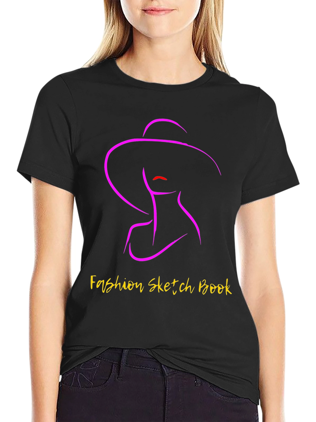 Fashion Sketch Book Graphic Tee - Stylish Unisex T-Shirt