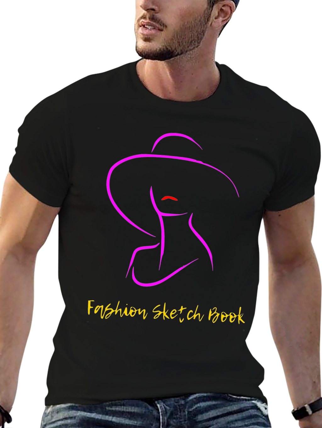 Fashion Sketch Book Graphic Tee - Stylish Unisex T-Shirt