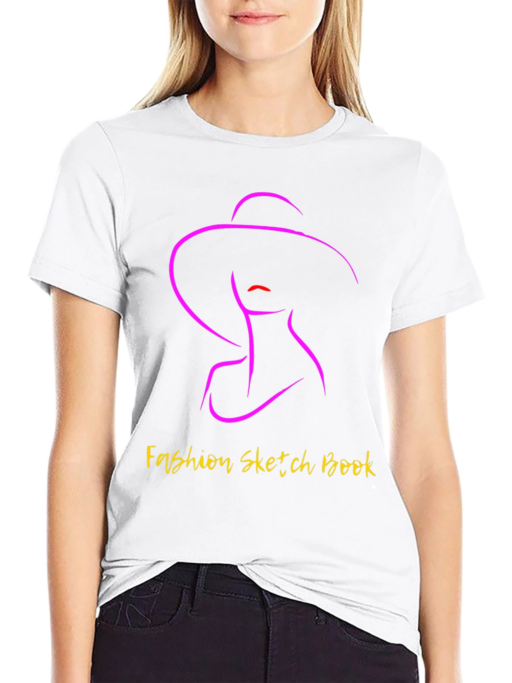 Fashion Sketch Book Graphic Tee - Stylish Unisex T-Shirt
