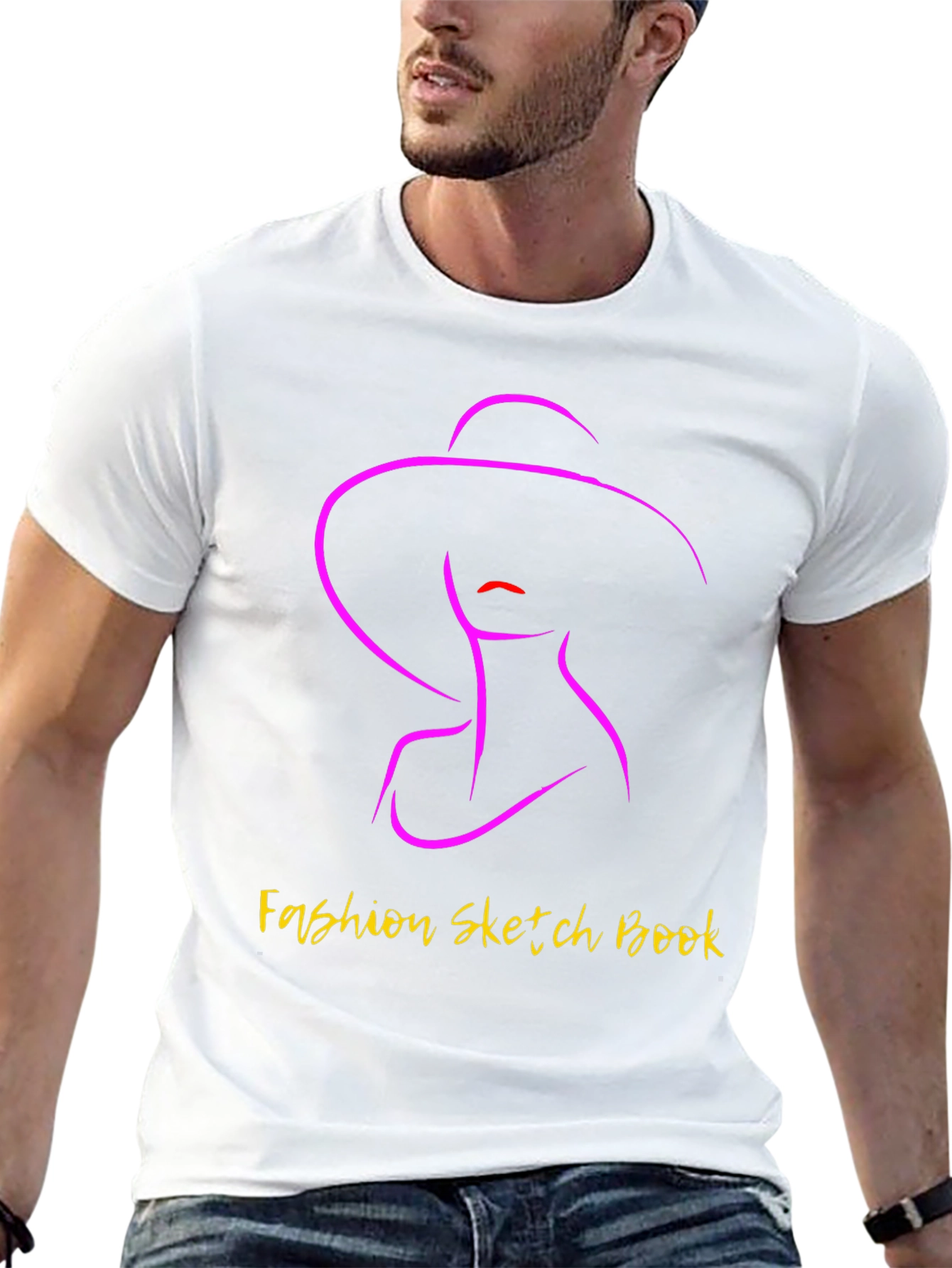 Fashion Sketch Book Graphic Tee - Stylish Unisex T-Shirt