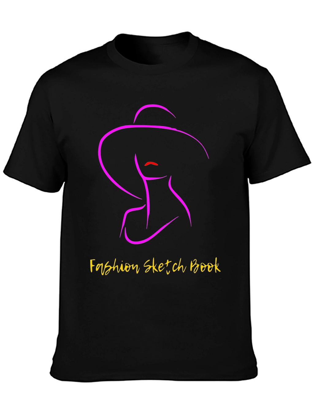 Fashion Sketch Book Graphic Tee - Stylish Unisex T-Shirt