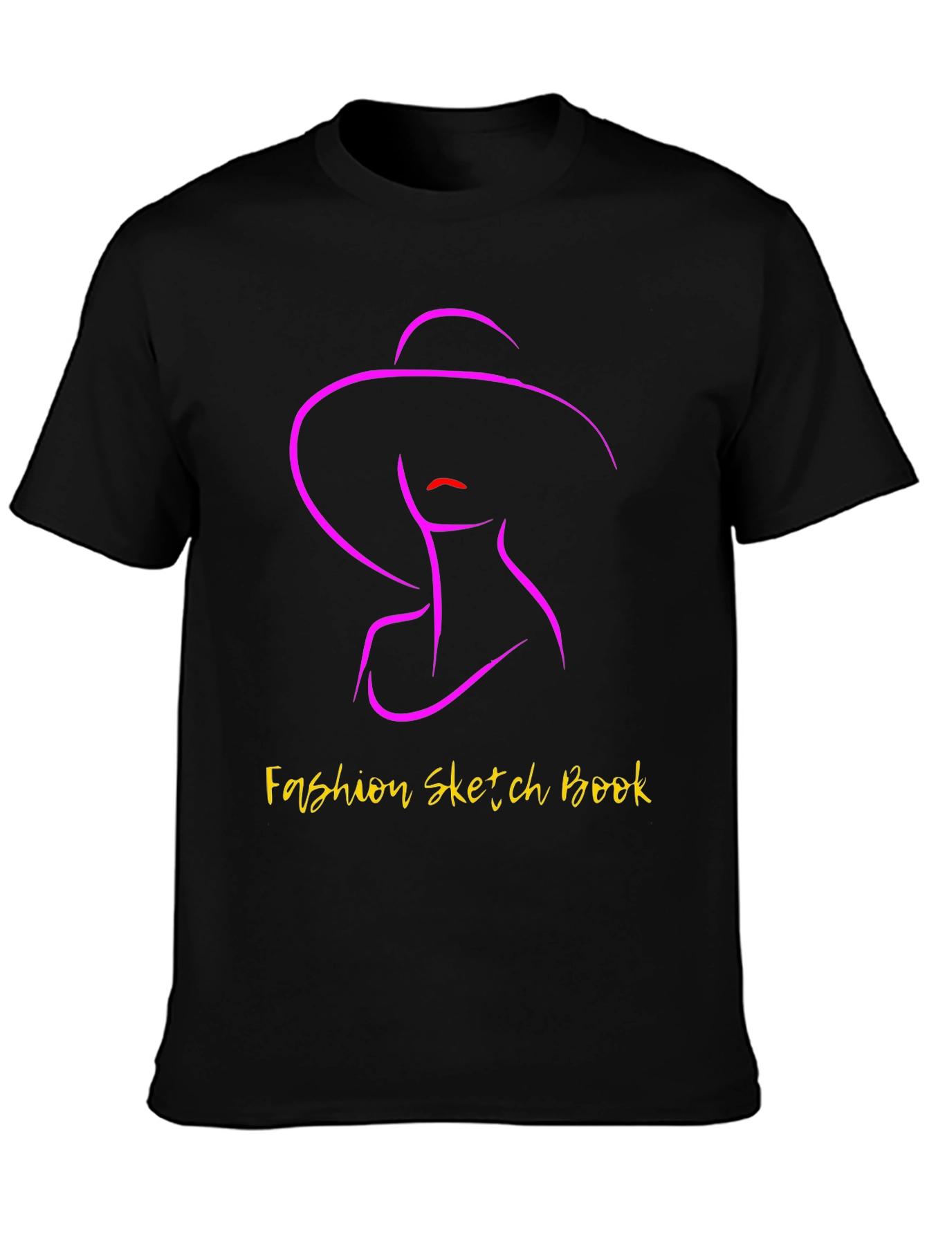 Fashion Sketch Book Graphic Tee - Stylish Unisex T-Shirt