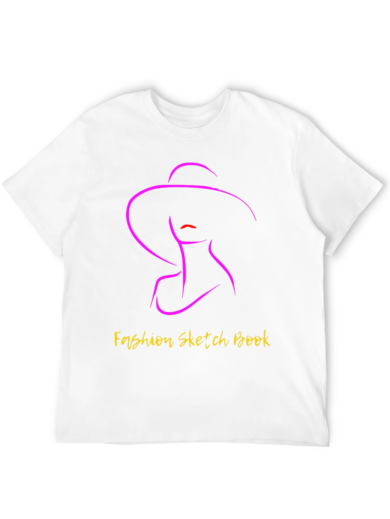Fashion Sketch Book Graphic Tee - Stylish Unisex T-Shirt