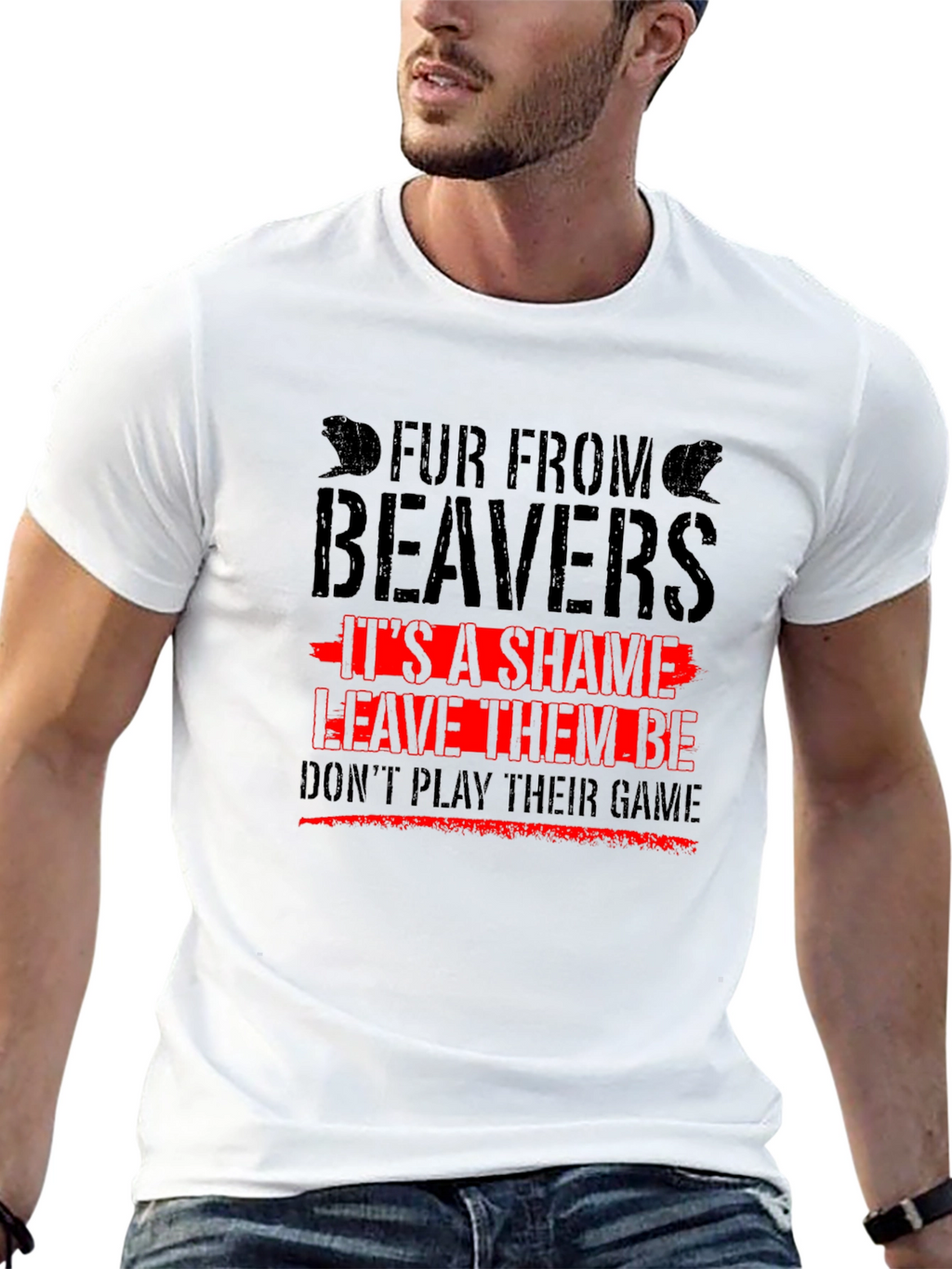 Fur From Beavers T-Shirt