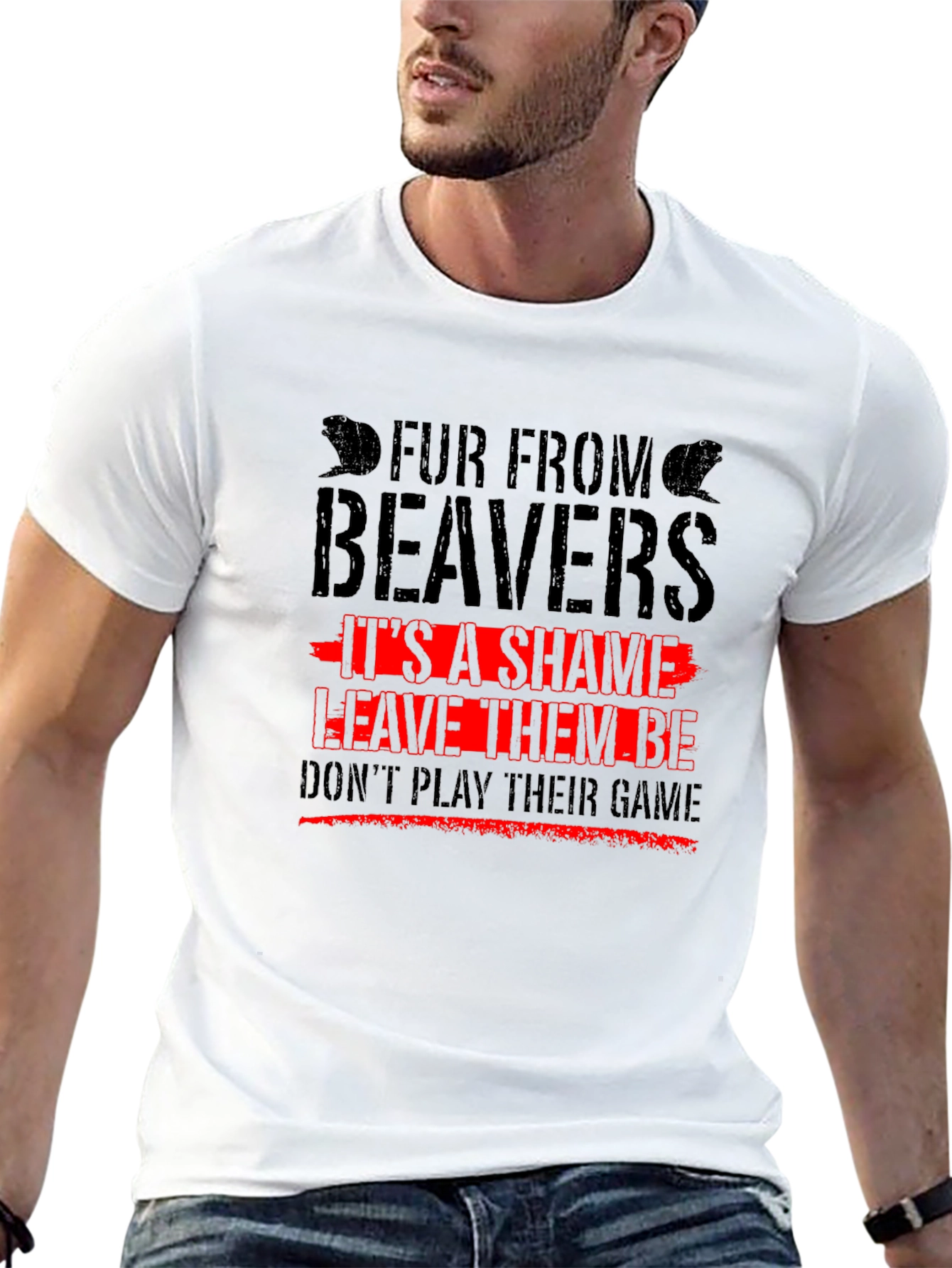 Fur From Beavers T-Shirt