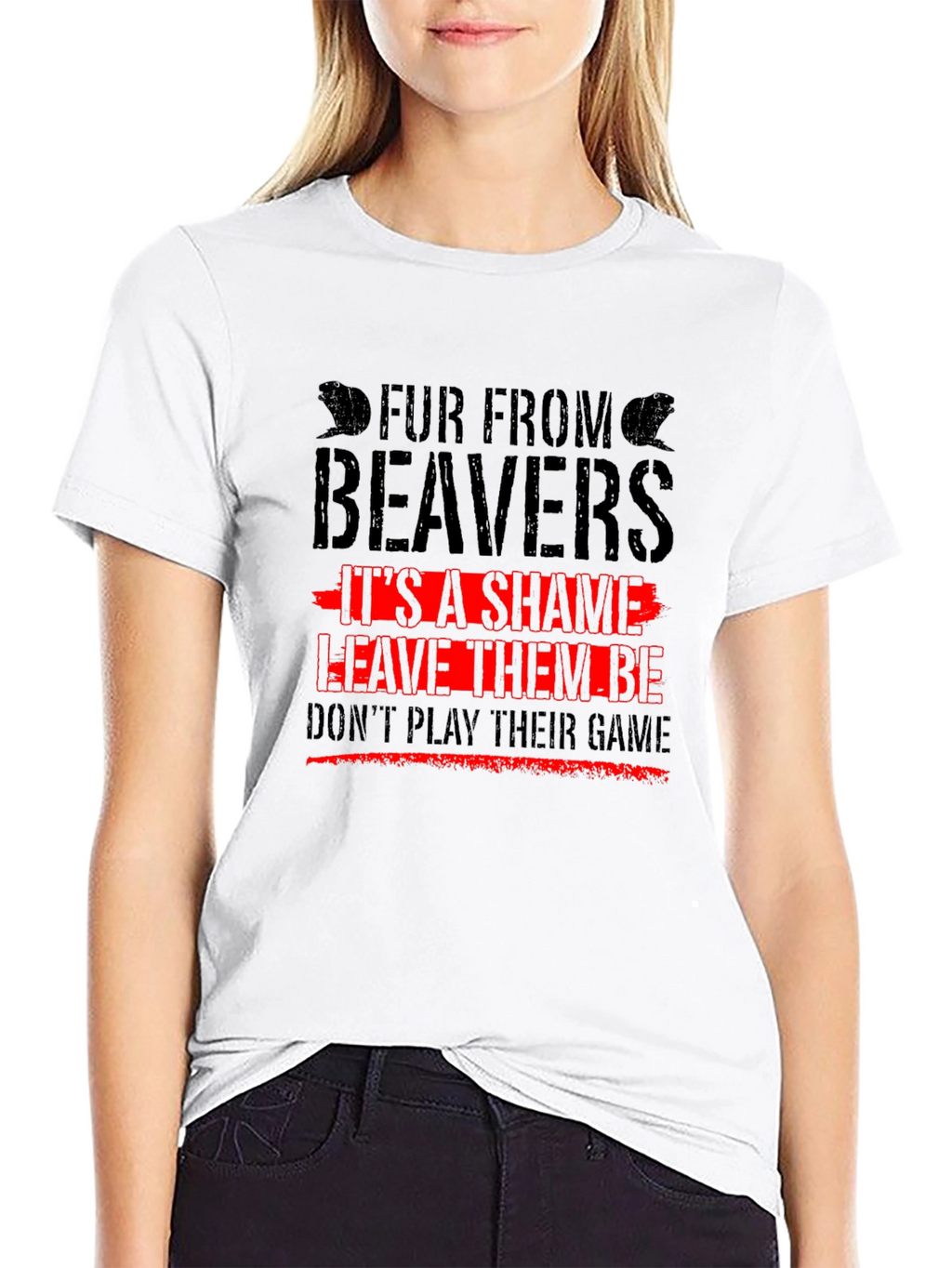 Fur From Beavers T-Shirt