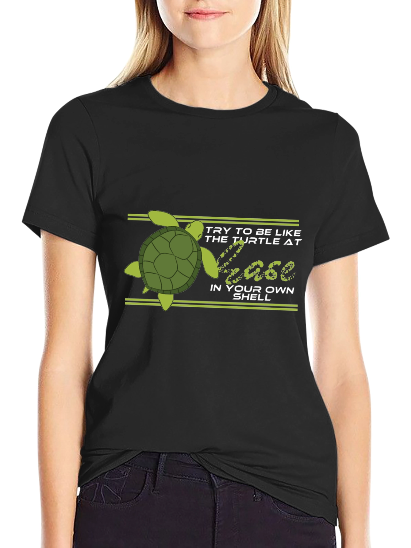 Turtle at Ease Graphic T-Shirt
