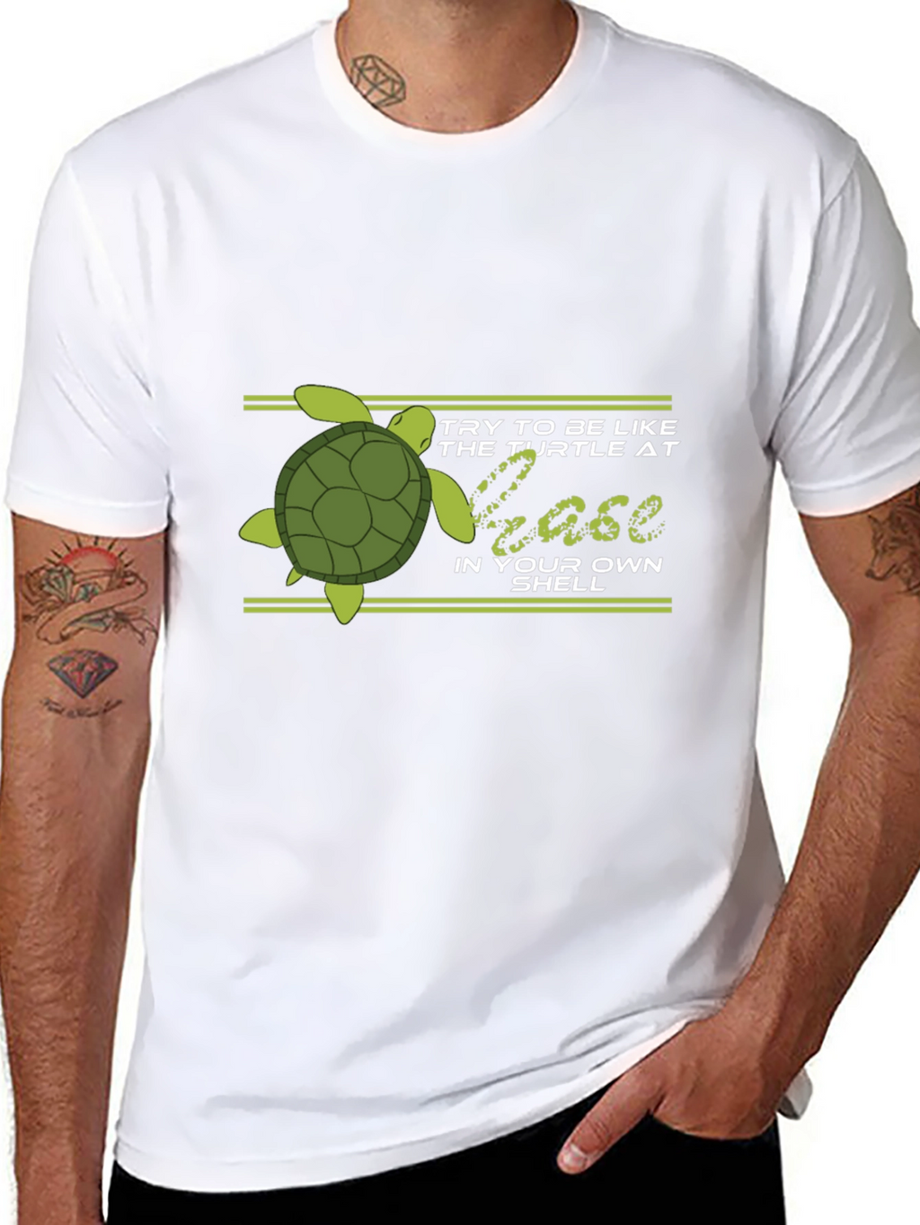 Turtle at Ease Graphic T-Shirt