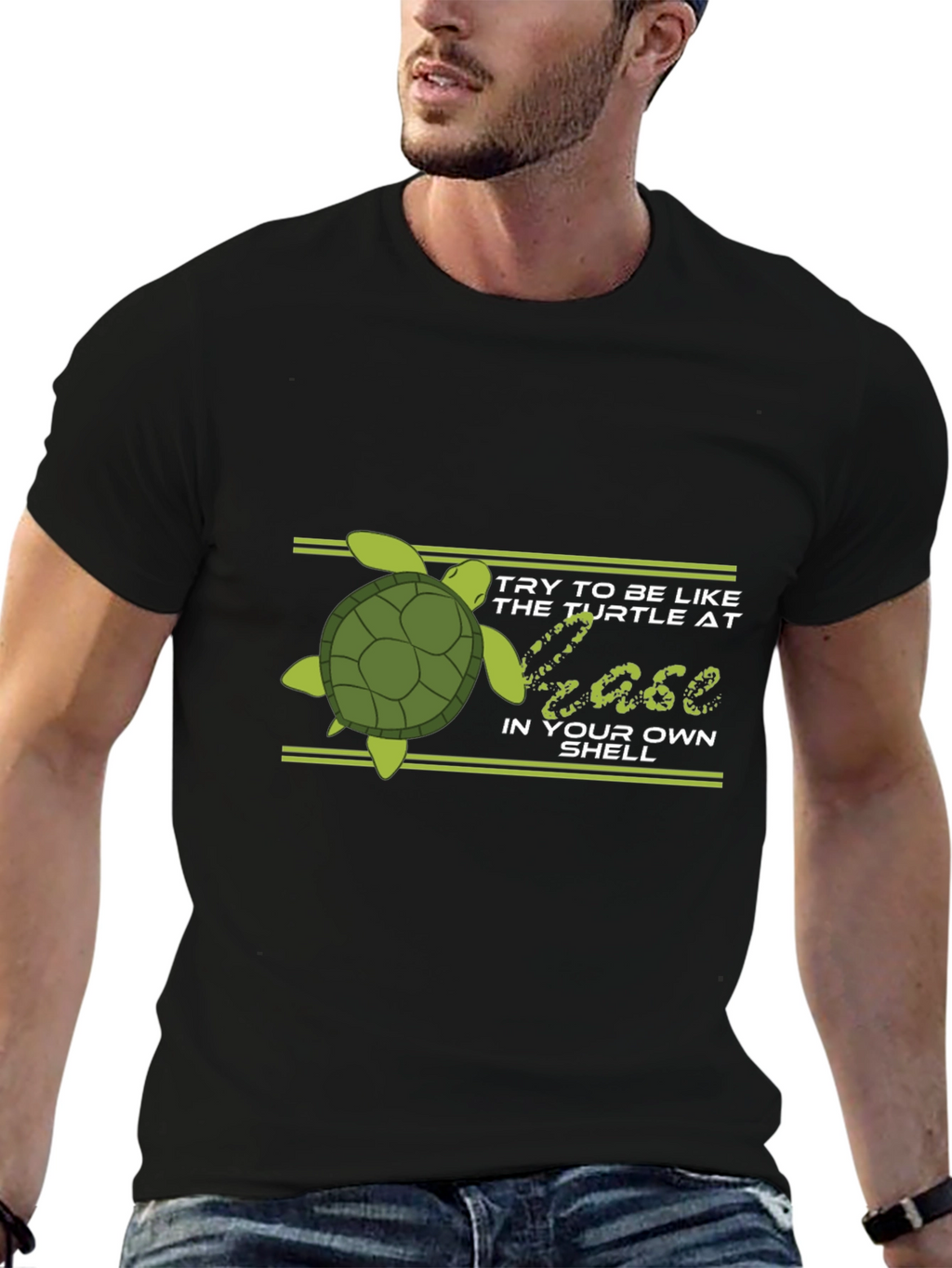Turtle at Ease Graphic T-Shirt