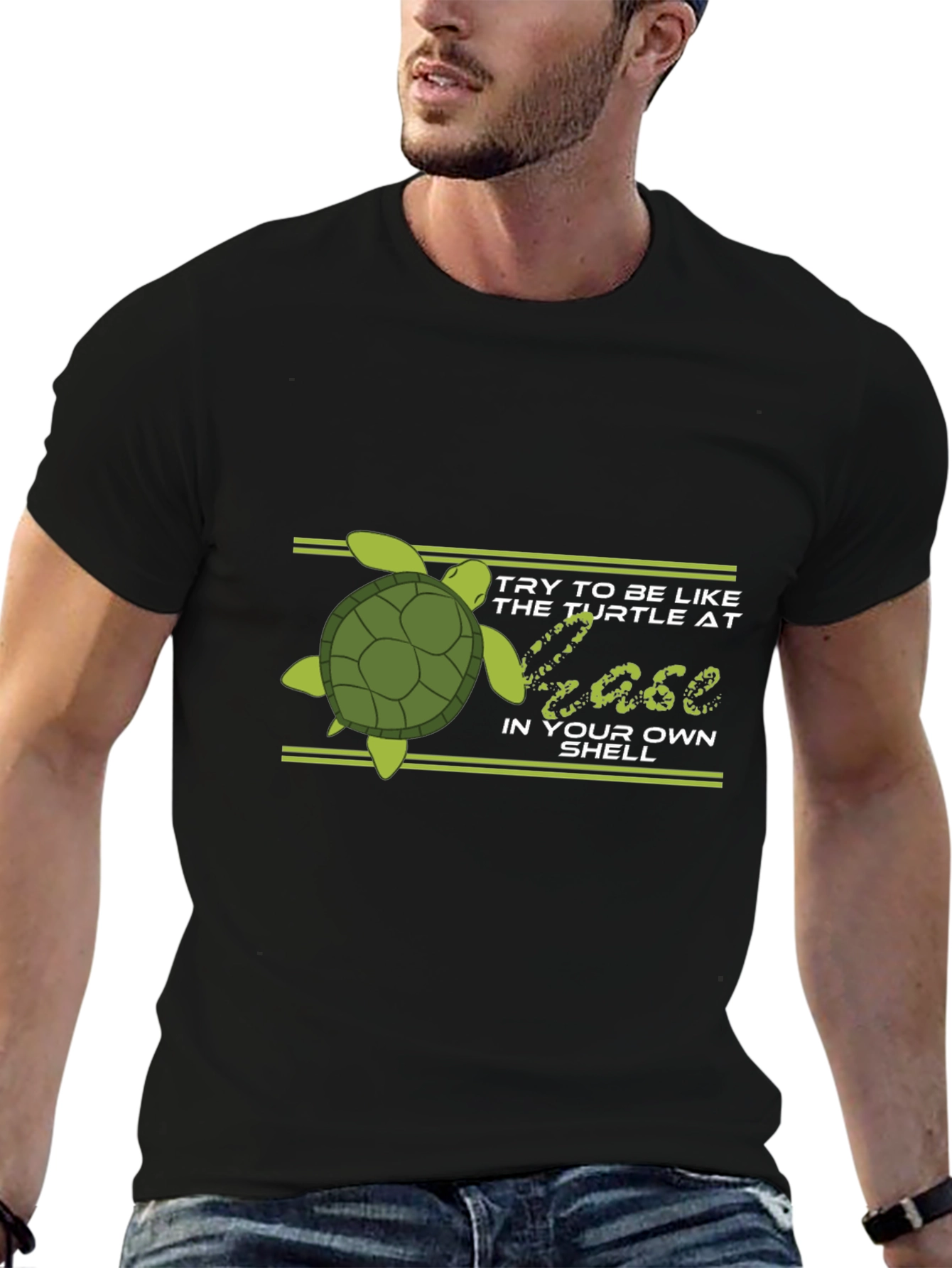 Turtle at Ease Graphic T-Shirt