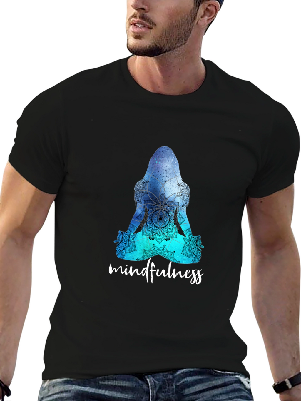 Mindfulness Mandala T-Shirt - Yoga Meditation Tee