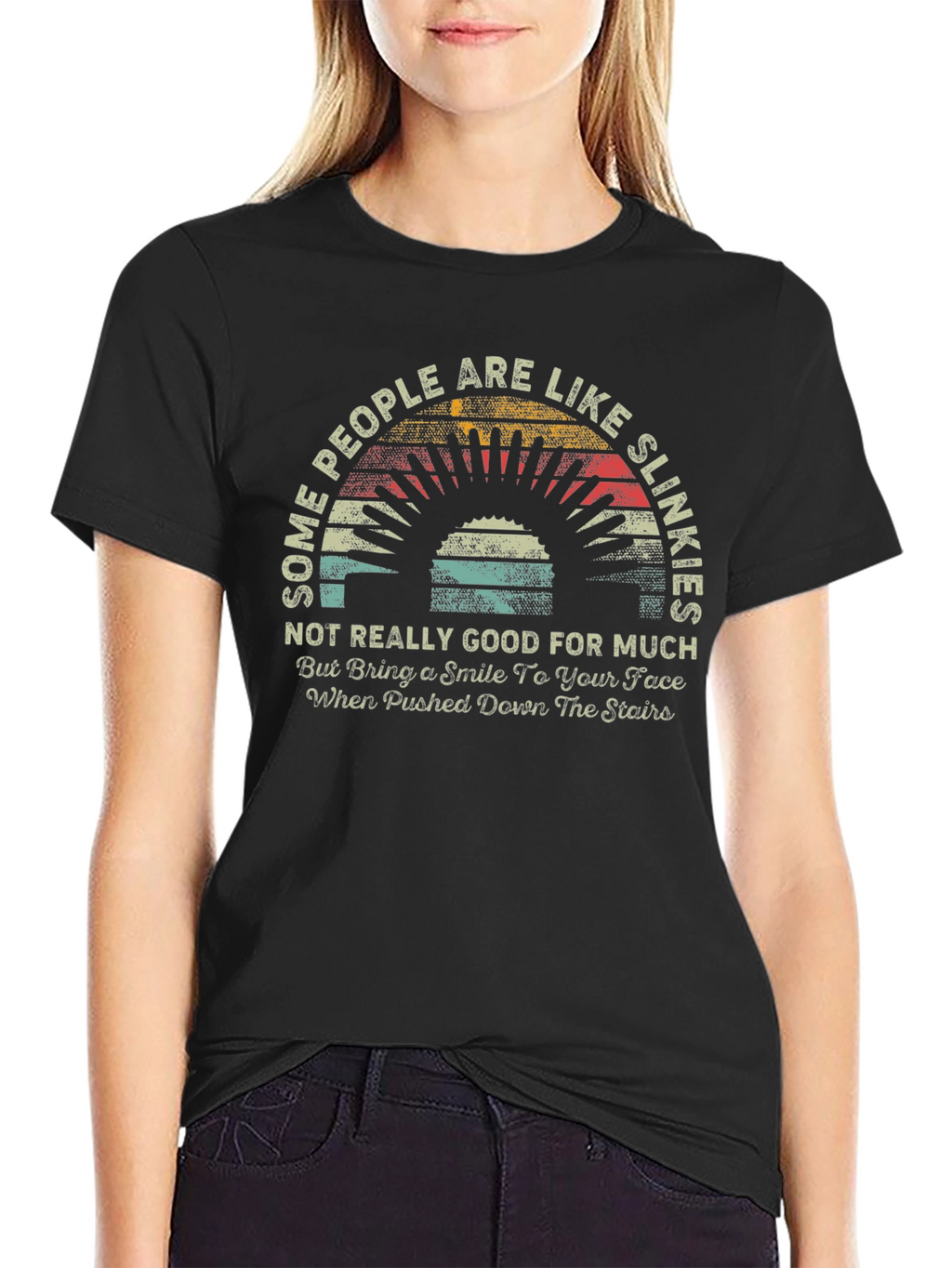 Slinkies Graphic T-Shirt - Funny Novelty Tee