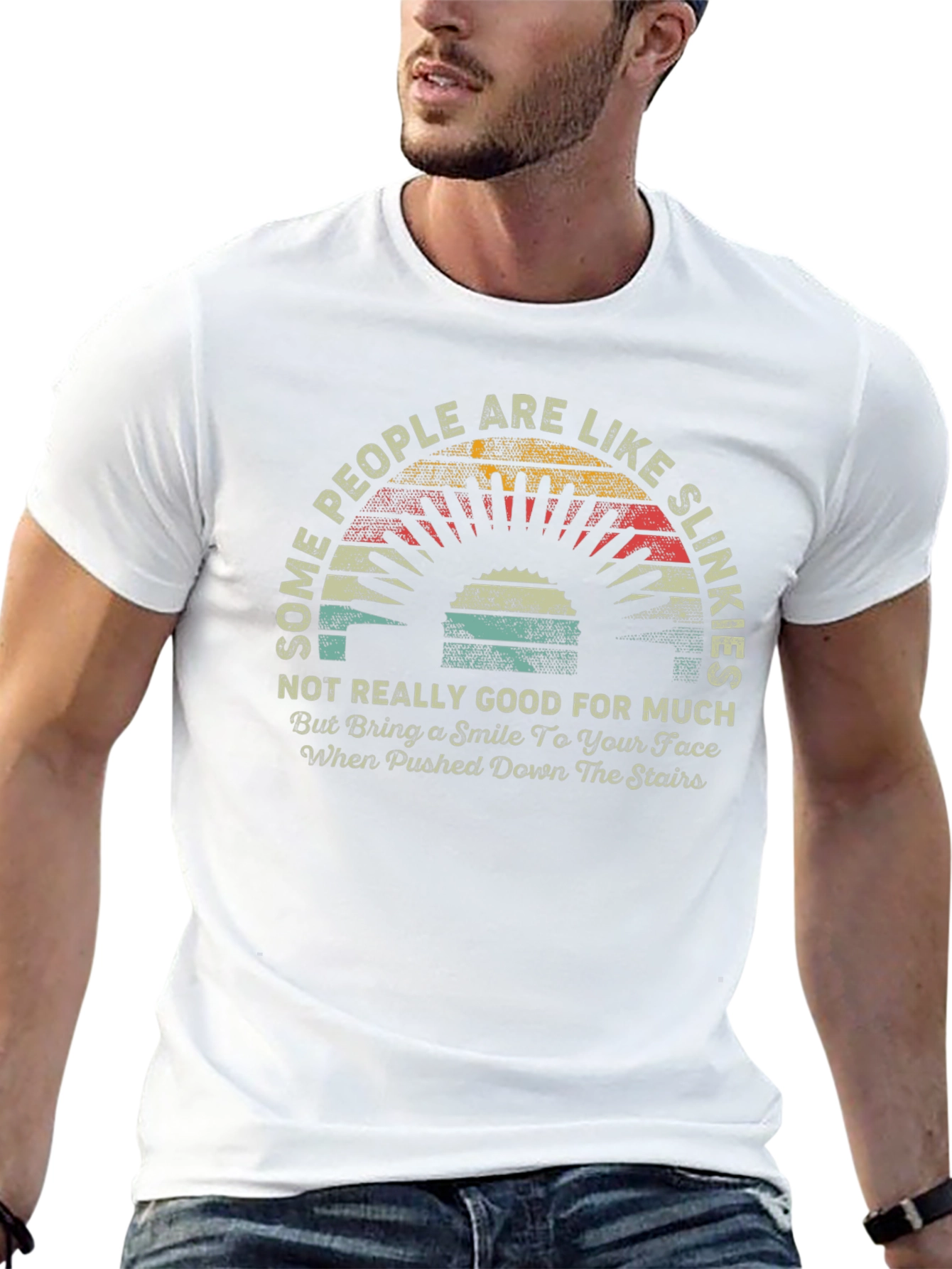 Slinkies Graphic T-Shirt - Funny Novelty Tee