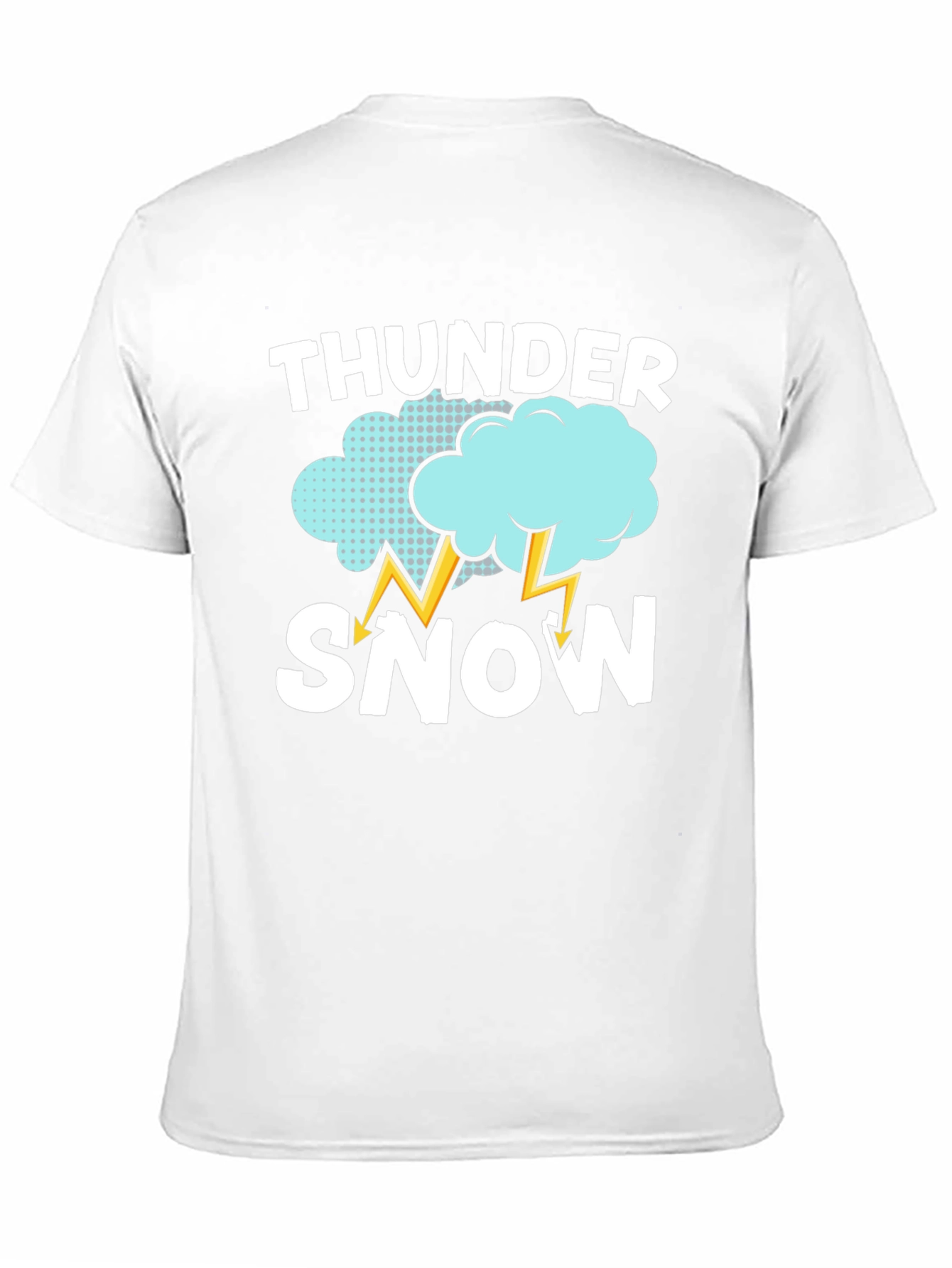 Thunder Snow Graphic T-Shirt - Weather Humor Tee