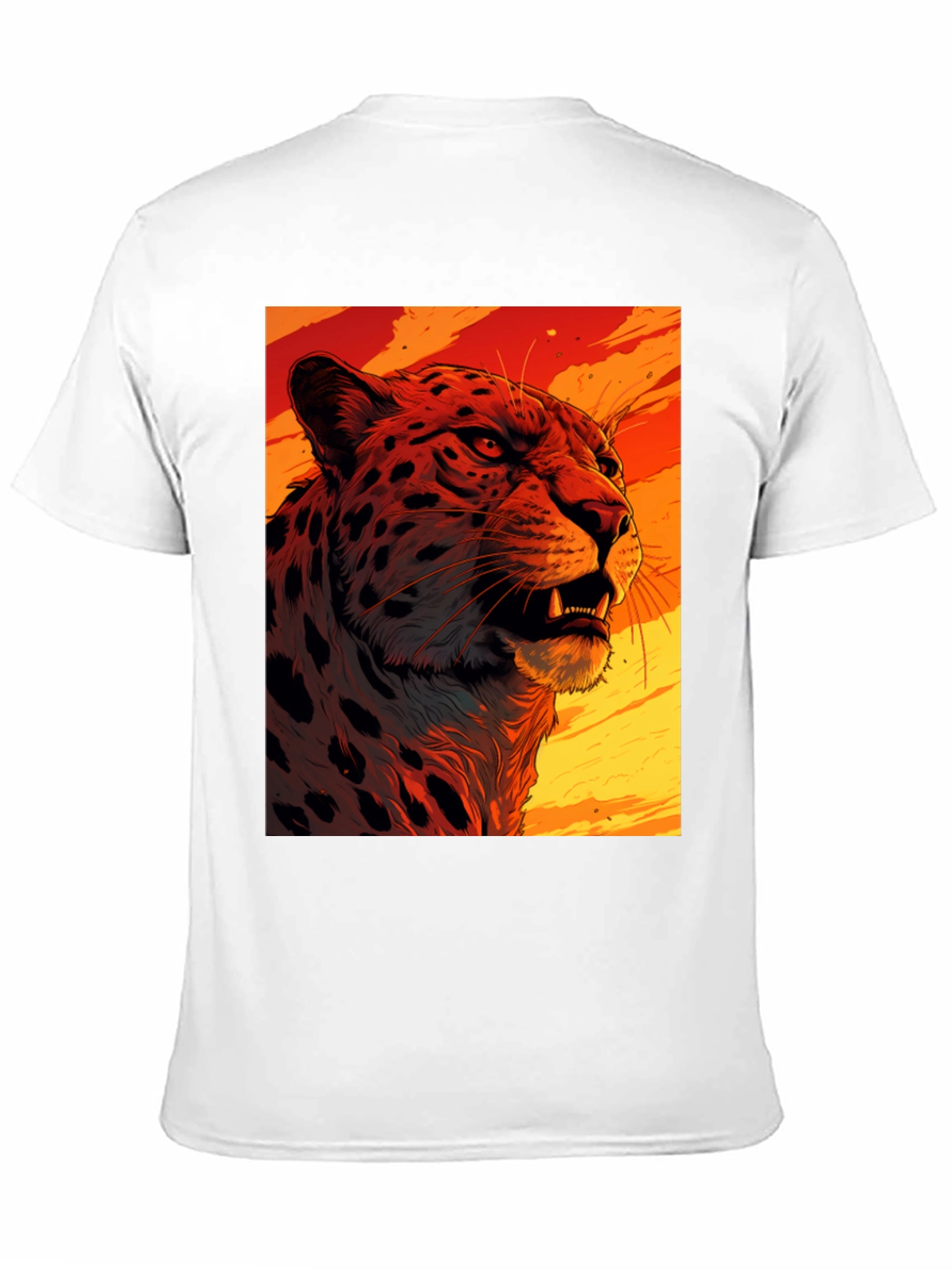 Fierce Feline Graphic Tee - Bold Animal Print