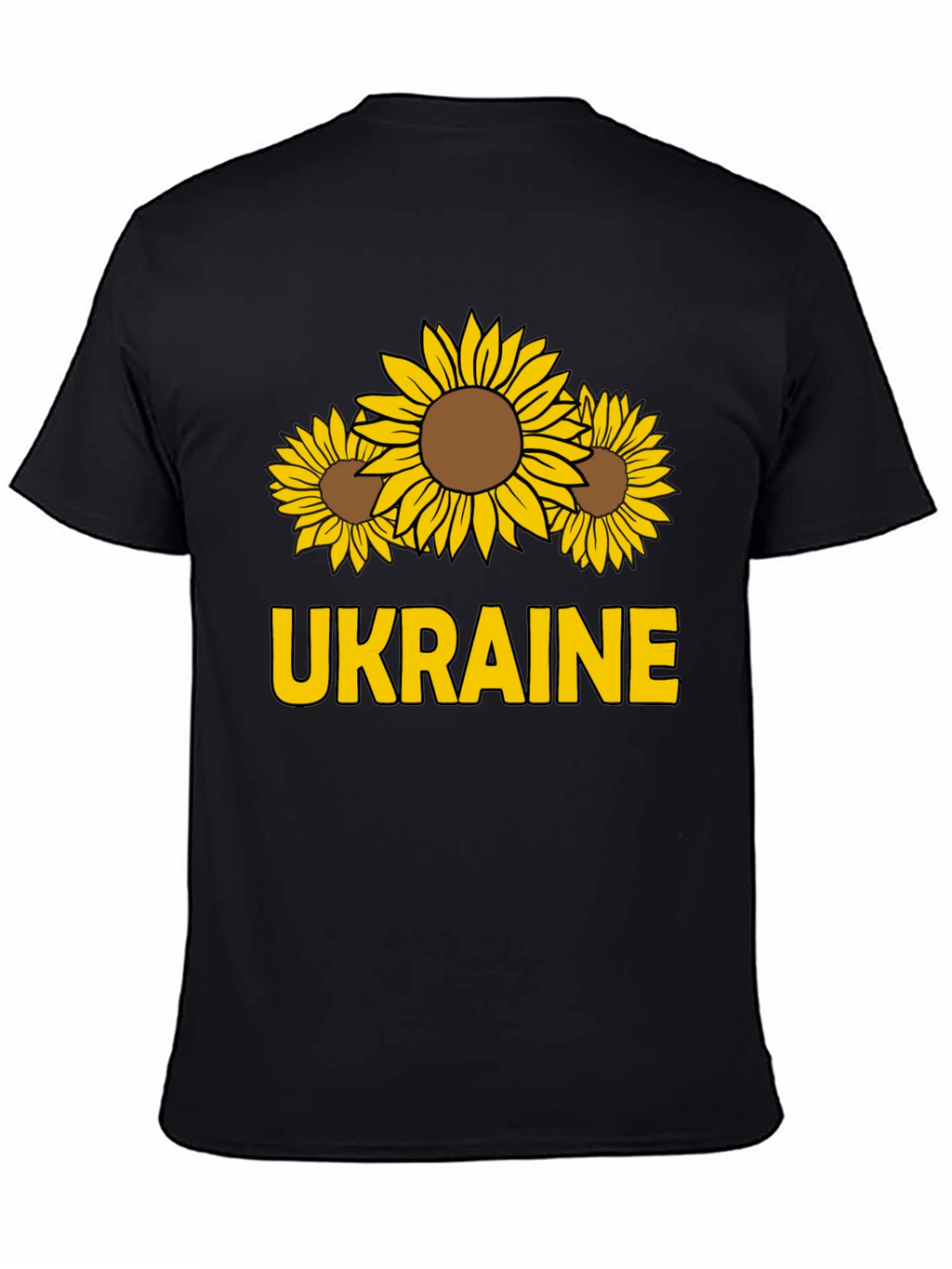 Ukraine Sunflower Graphic Tee