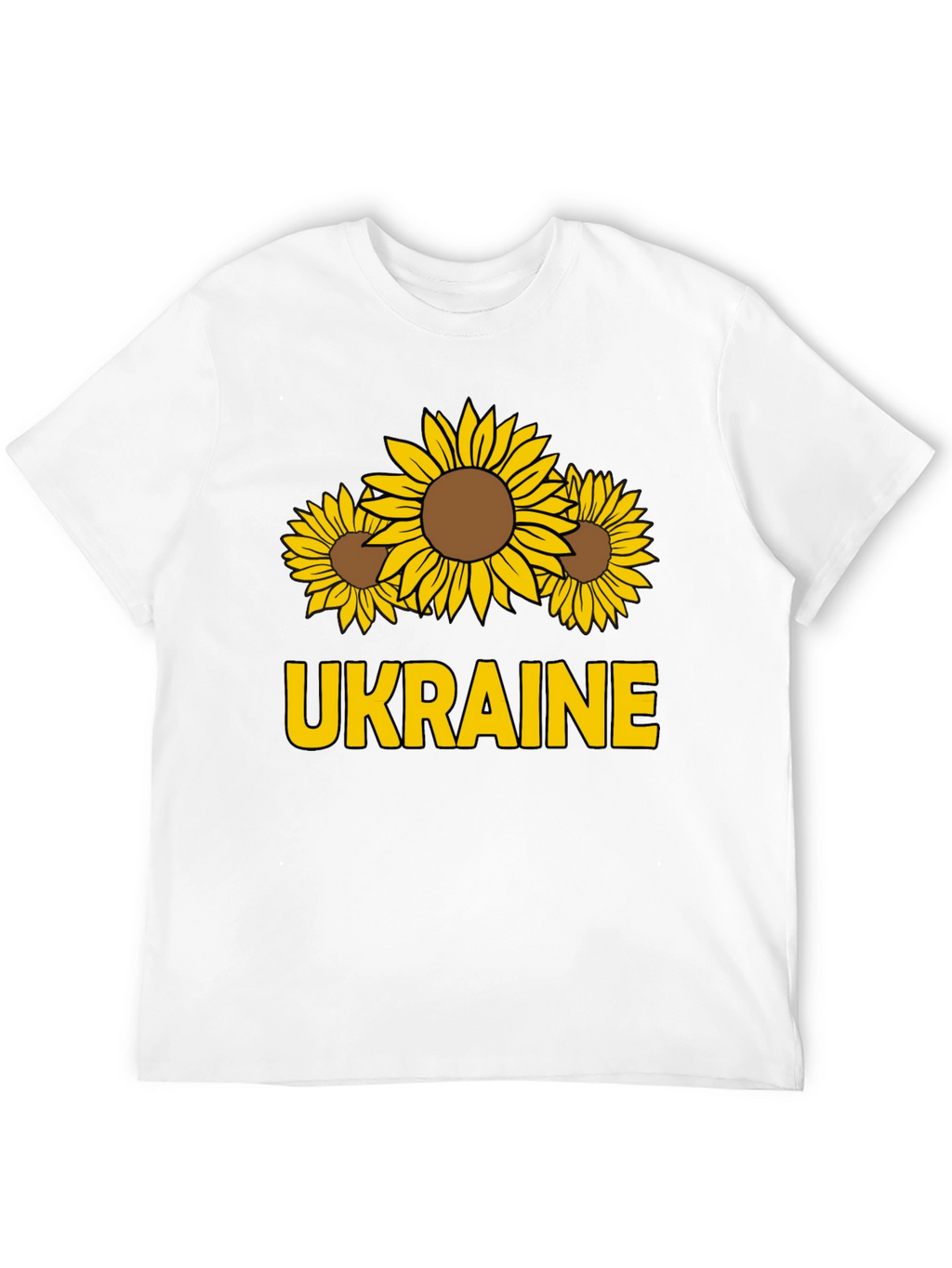 Ukraine Sunflower Graphic Tee