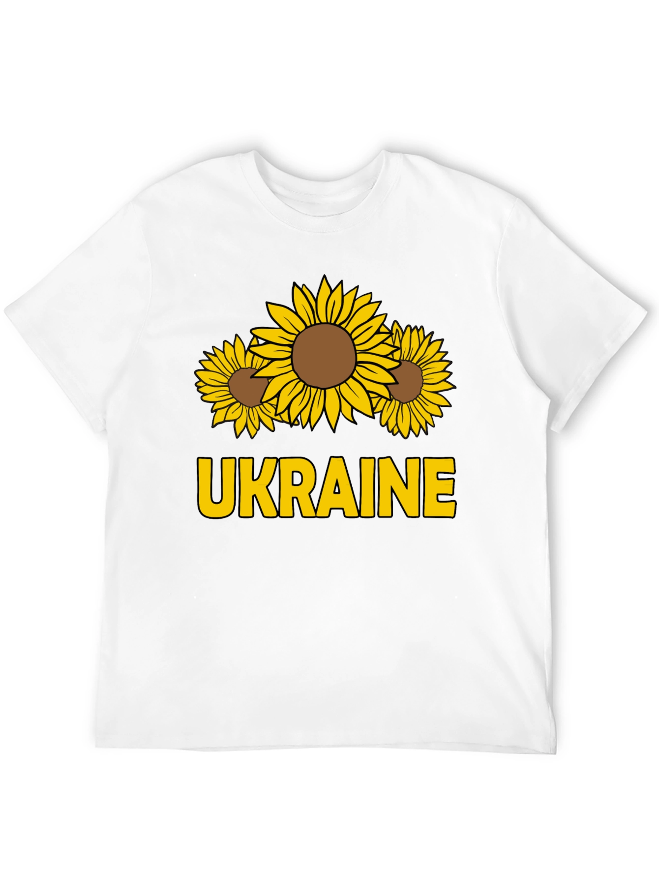Ukraine Sunflower Graphic Tee