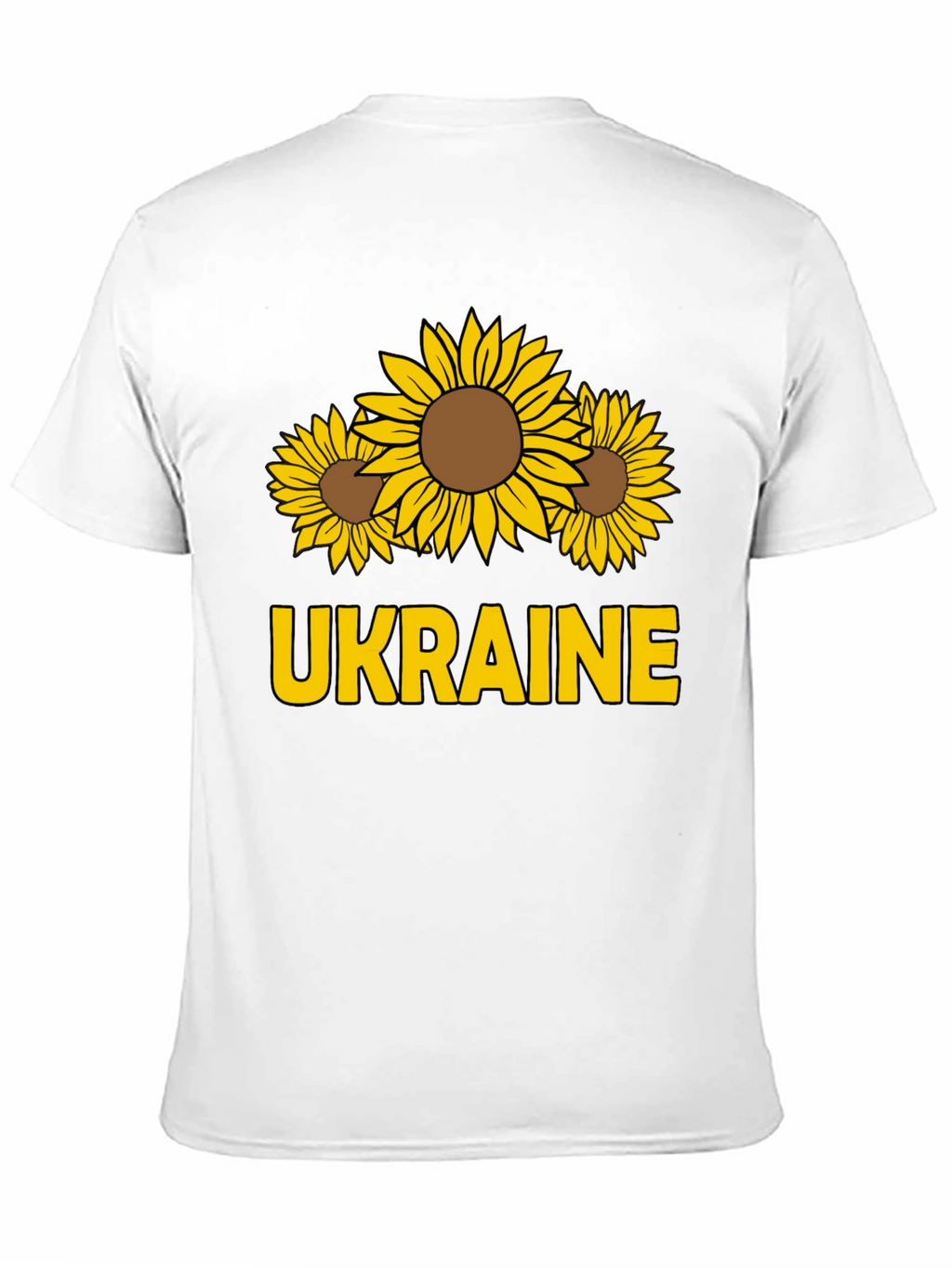 Ukraine Sunflower Graphic Tee