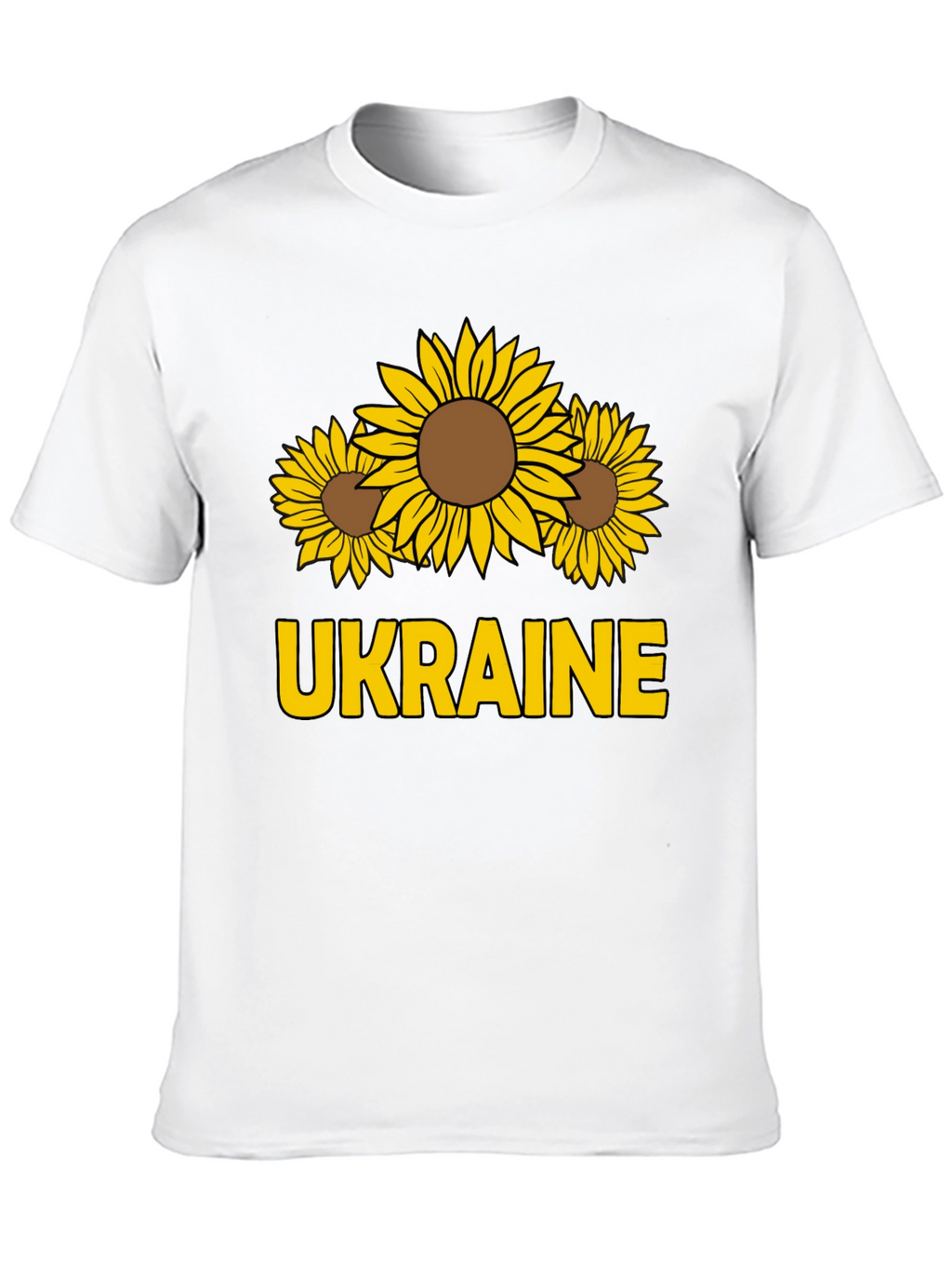 Ukraine Sunflower Graphic Tee