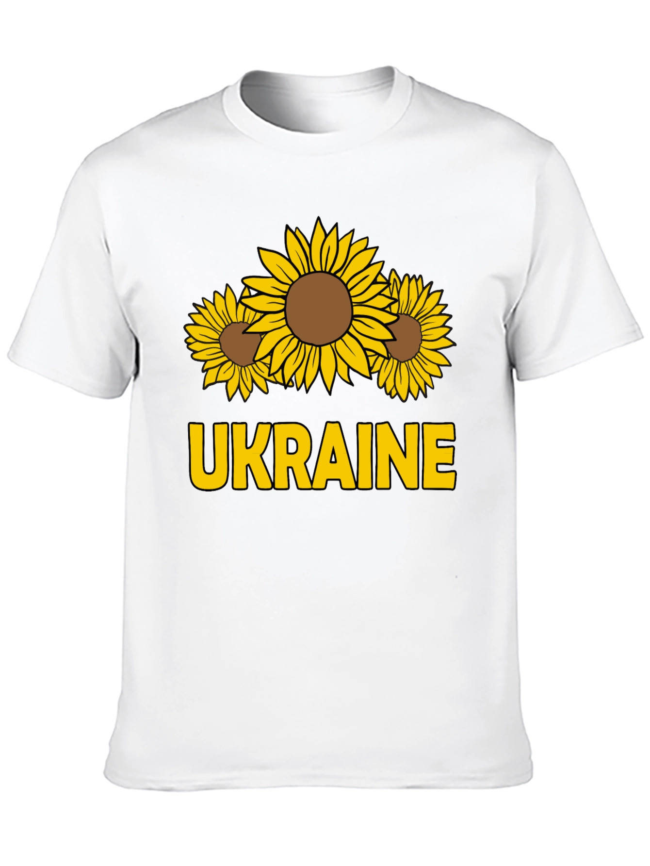 Ukraine Sunflower Graphic Tee